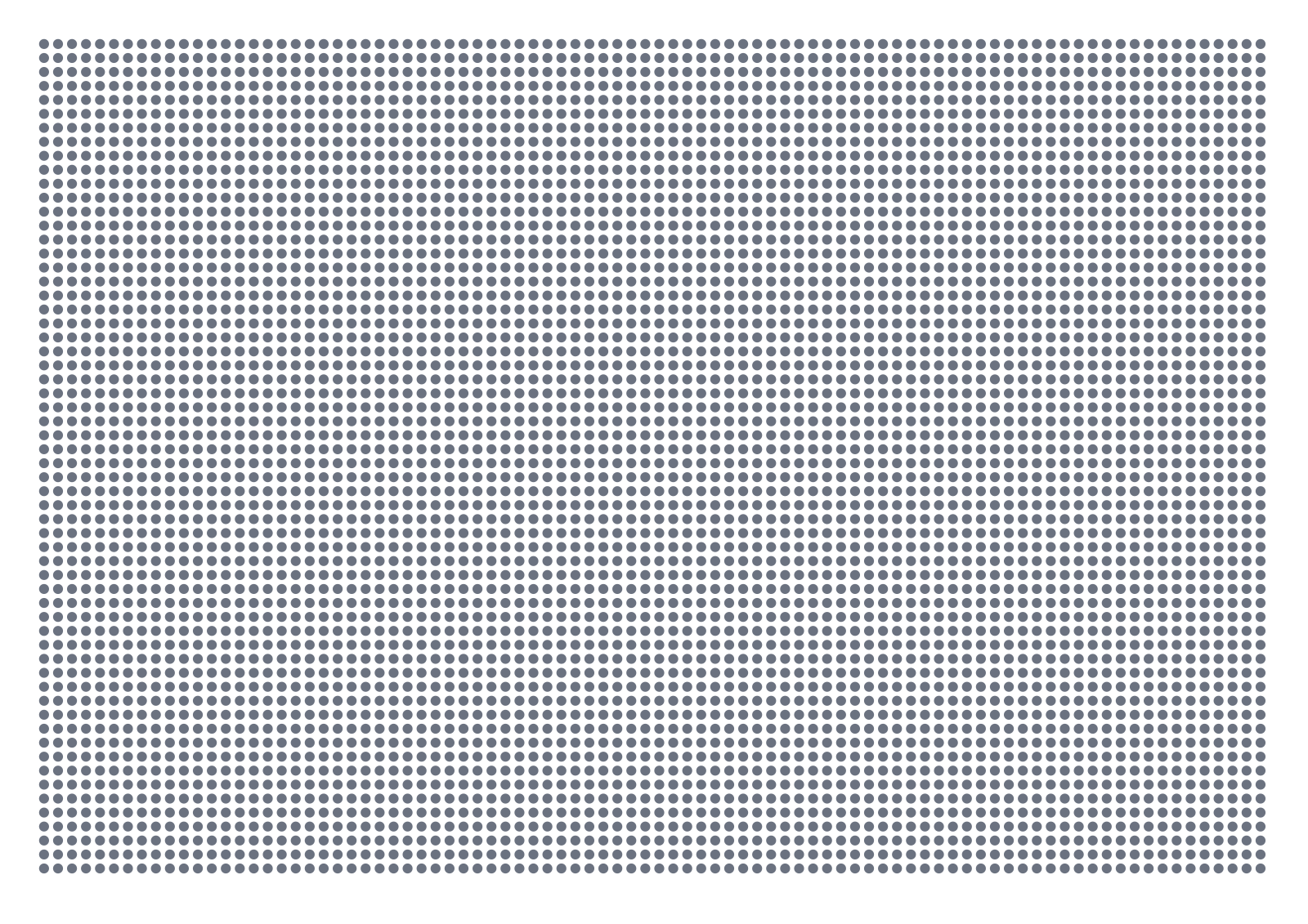 Dot Paper — 0.125 in A4 (Landscape)