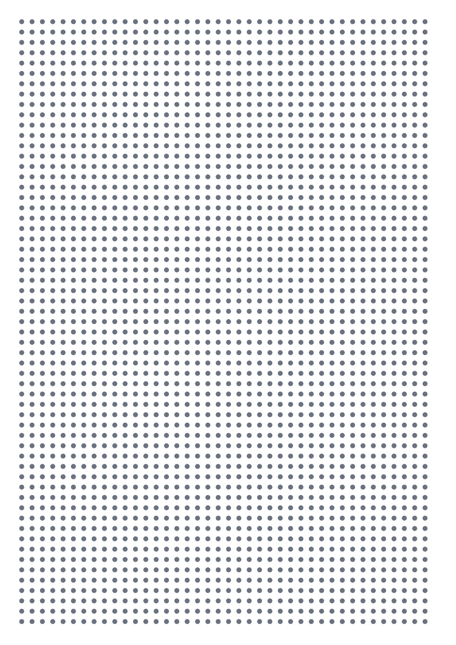 Dot Paper — 0.1875 in A4 (Portrait)