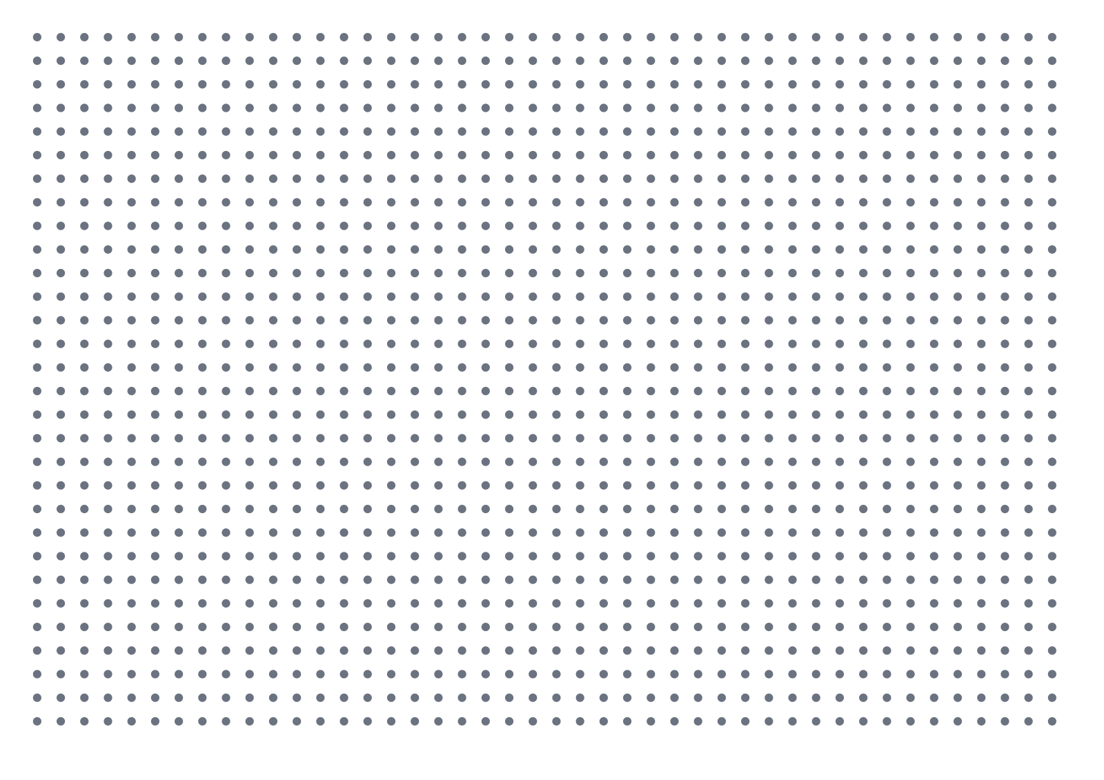 Dot Paper — 0.25 in A4 (Landscape)