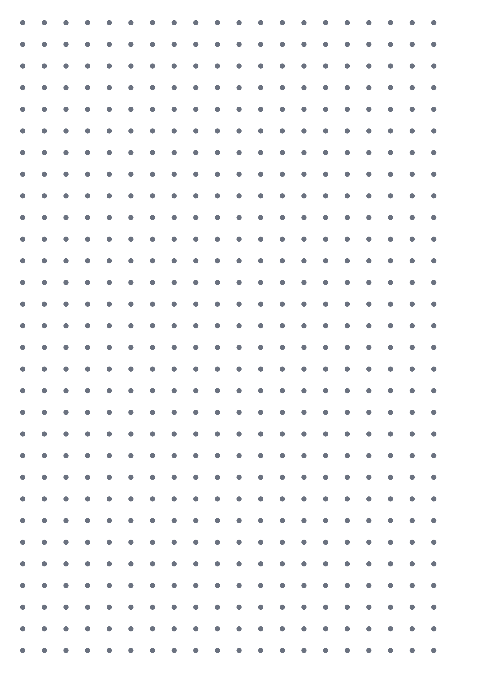 Dot Paper — 0.375 in A4 (Portrait)