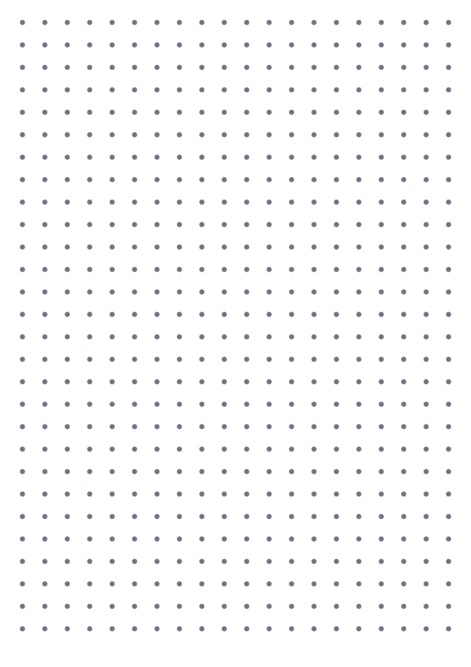 Dot Paper — 10 mm A4 (Portrait)