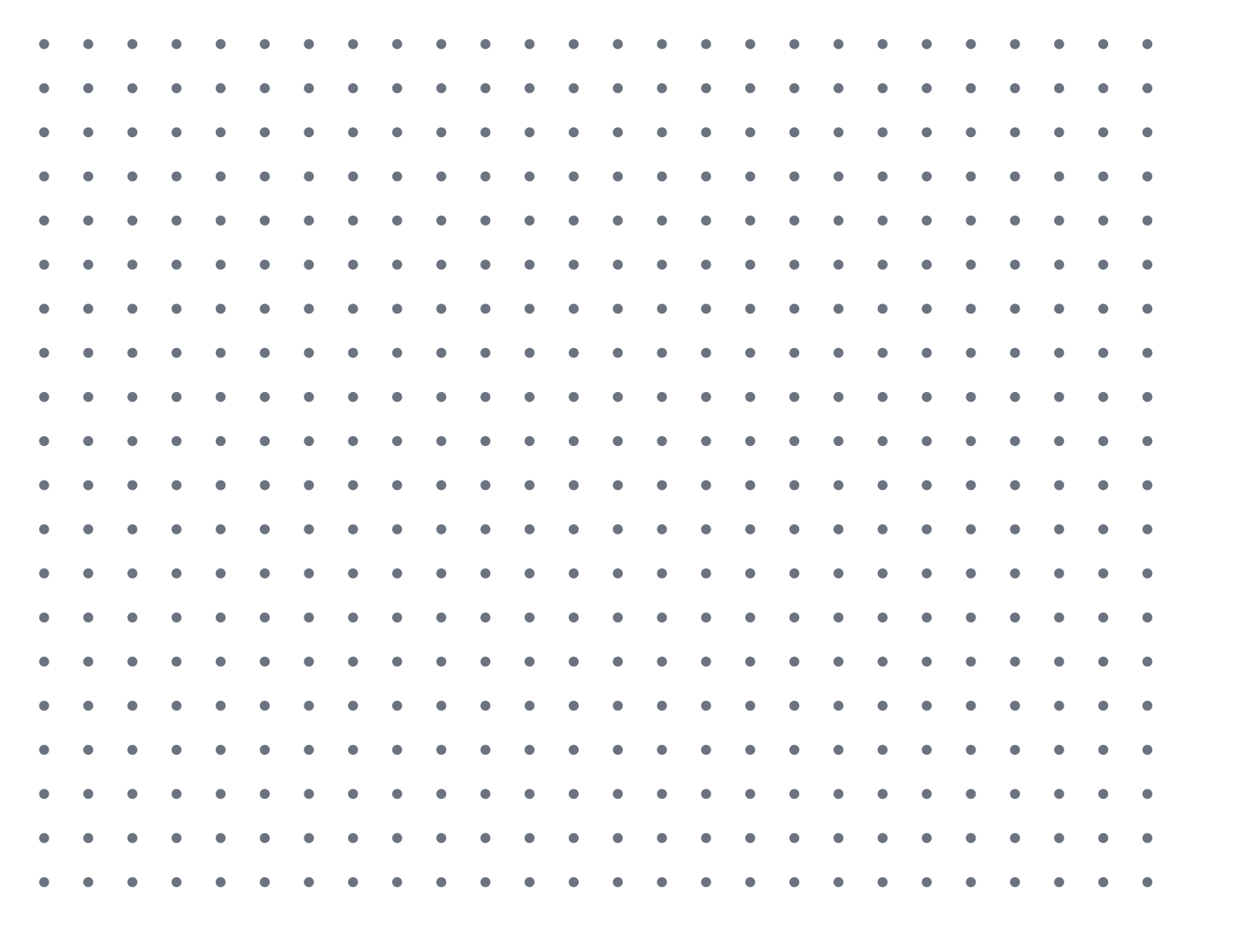 Dot Paper — 10 mm Letter (Landscape)