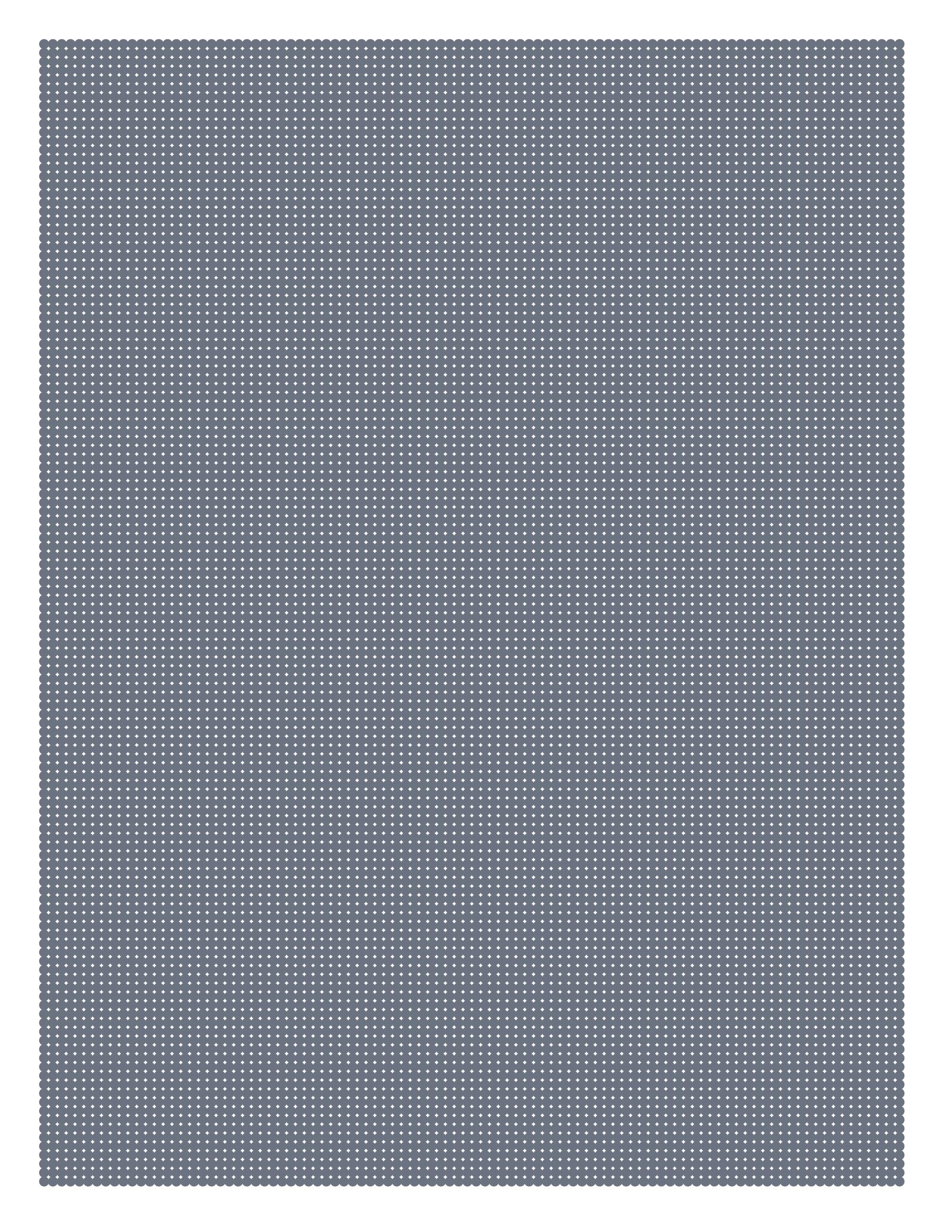 Dot Paper — 2 mm Letter (Portrait)