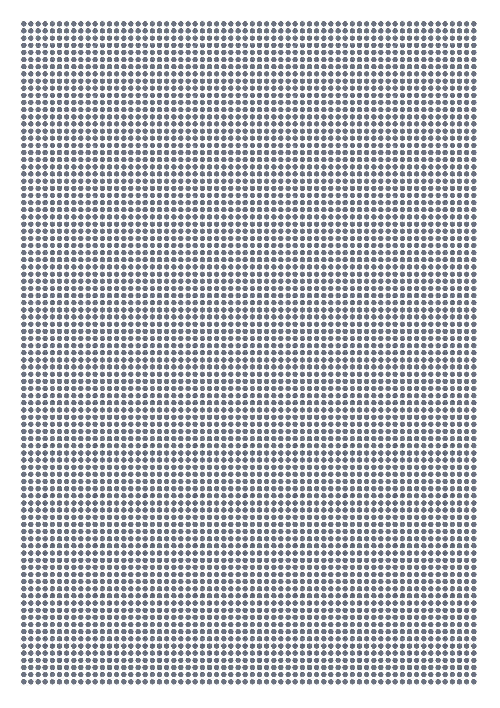 Dot Paper — 3 mm A4 (Portrait)