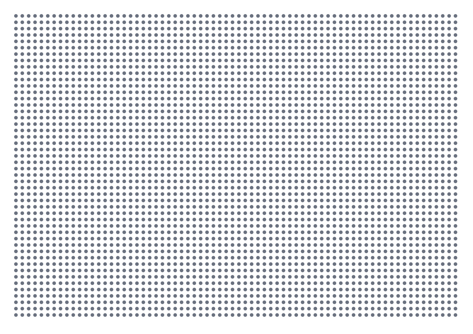 Dot Paper — 4 mm A4 (Landscape)