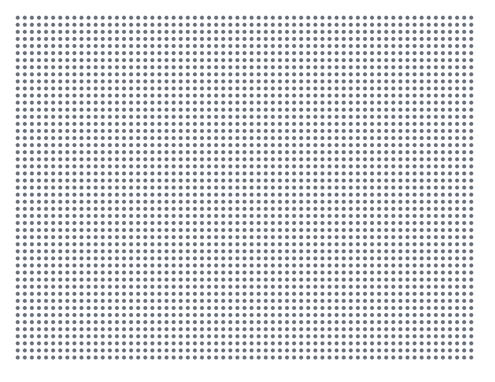 Dot Paper — 4 mm Letter (Landscape)