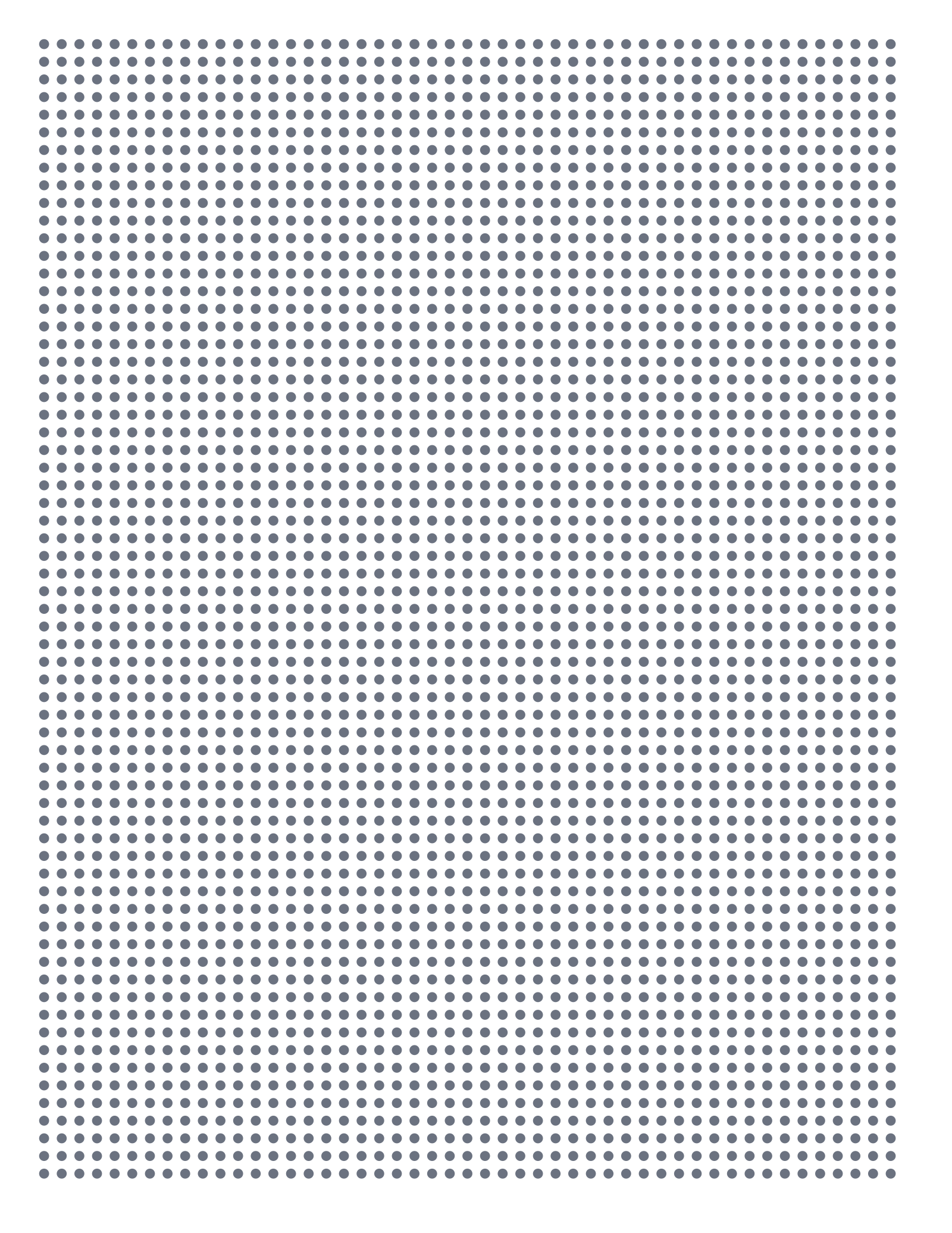 Dot Paper — 4 mm Letter (Portrait)