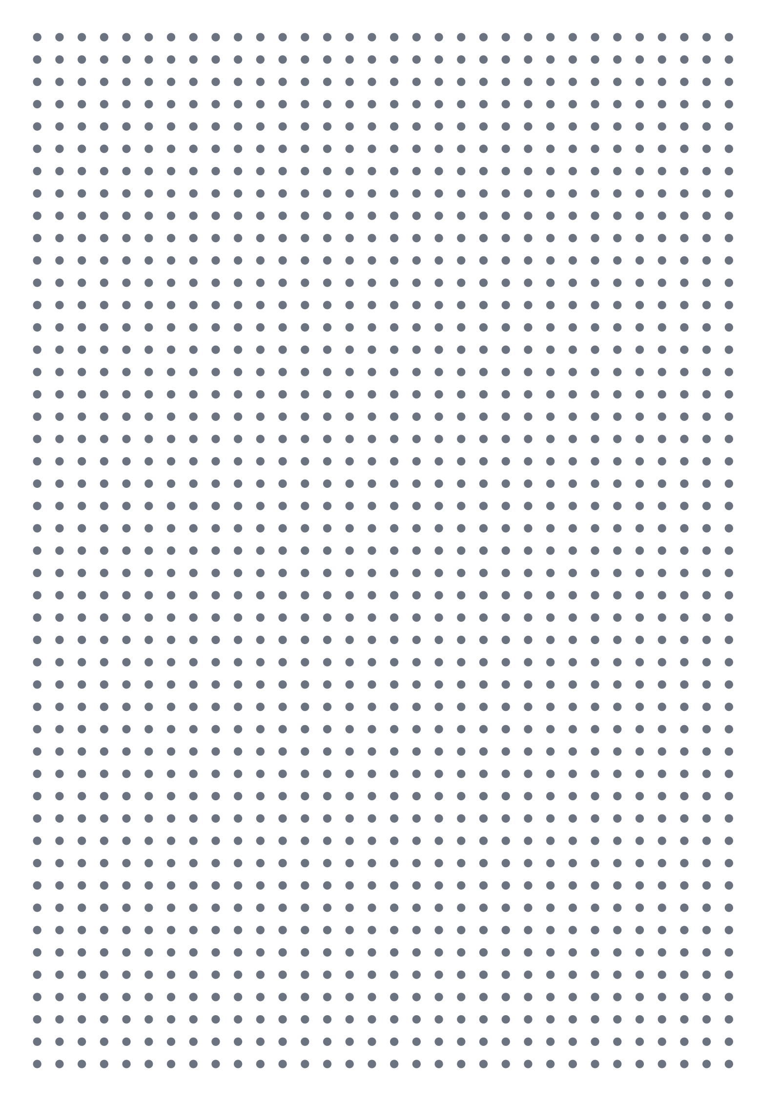 Dot Paper — 6 mm A4 (Portrait)