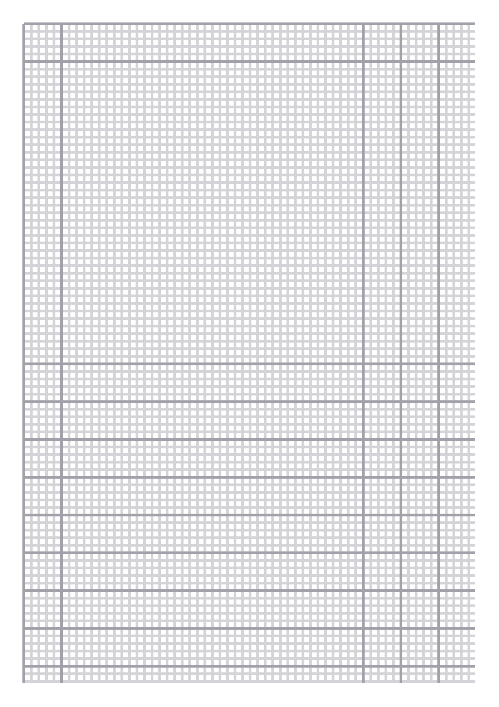 Graph Paper — 0.125 in A4 (Portrait)