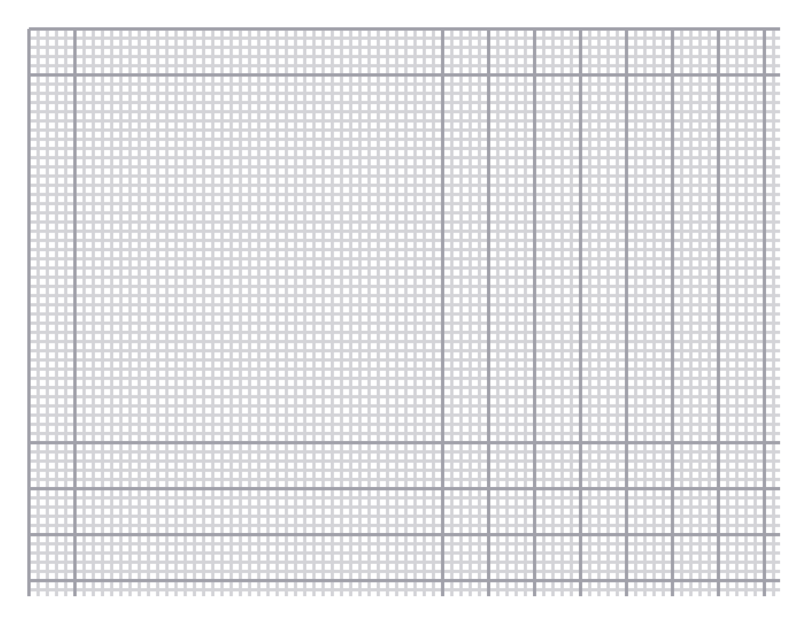 Graph Paper — 0.125 in Letter (Landscape)