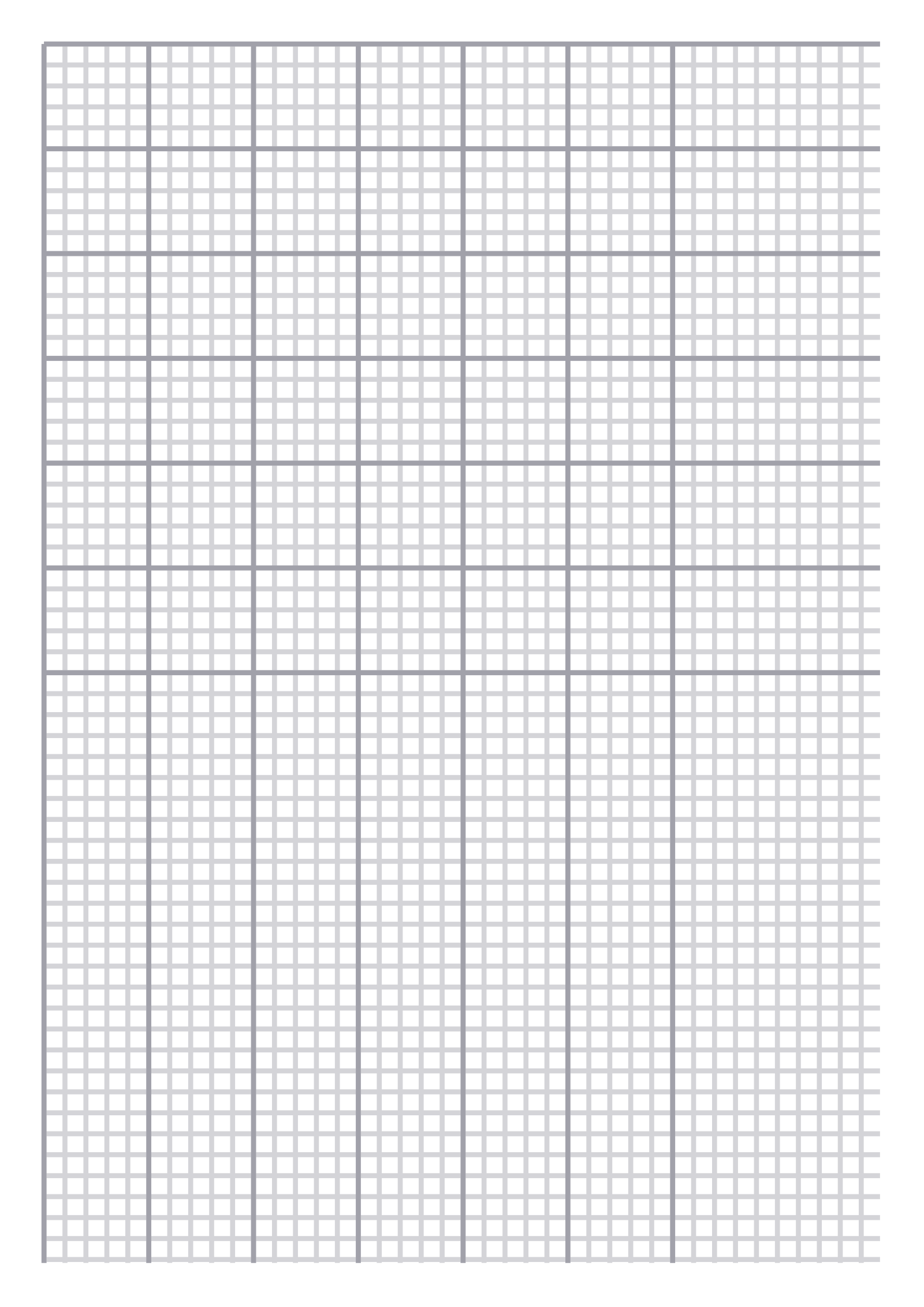 Graph Paper — 0.1875 in A4 (Portrait)