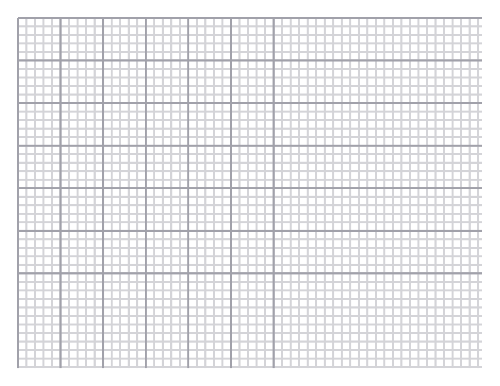 Graph Paper — 0.1875 in Letter (Landscape)