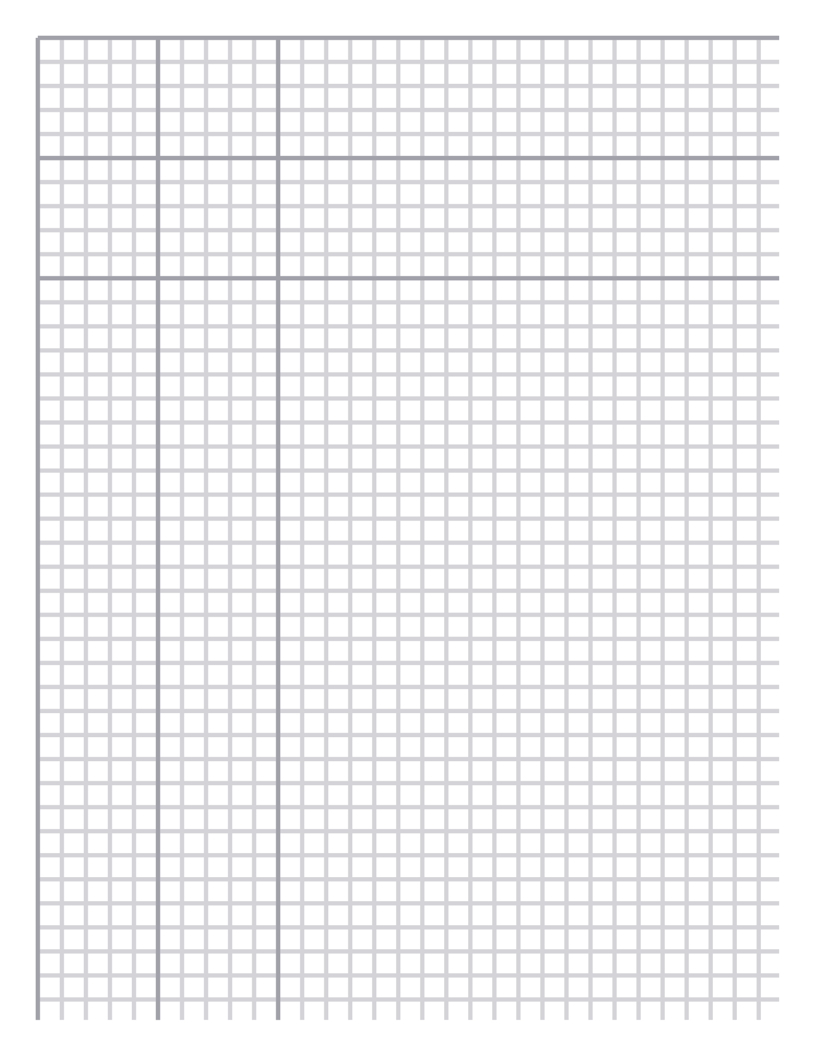 Graph Paper — 0.25 in Letter (Portrait)