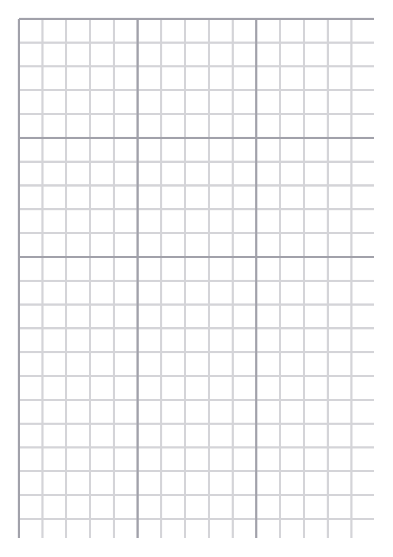 Graph Paper — 0.5 in A4 (Portrait)