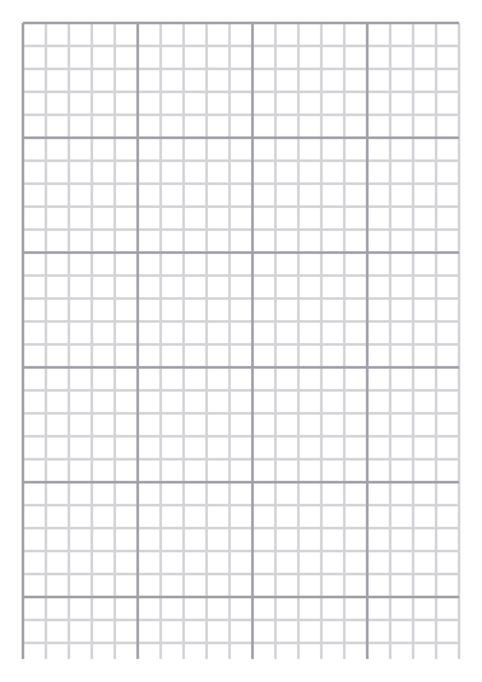 Graph Paper — 10 mm A4 (Portrait)
