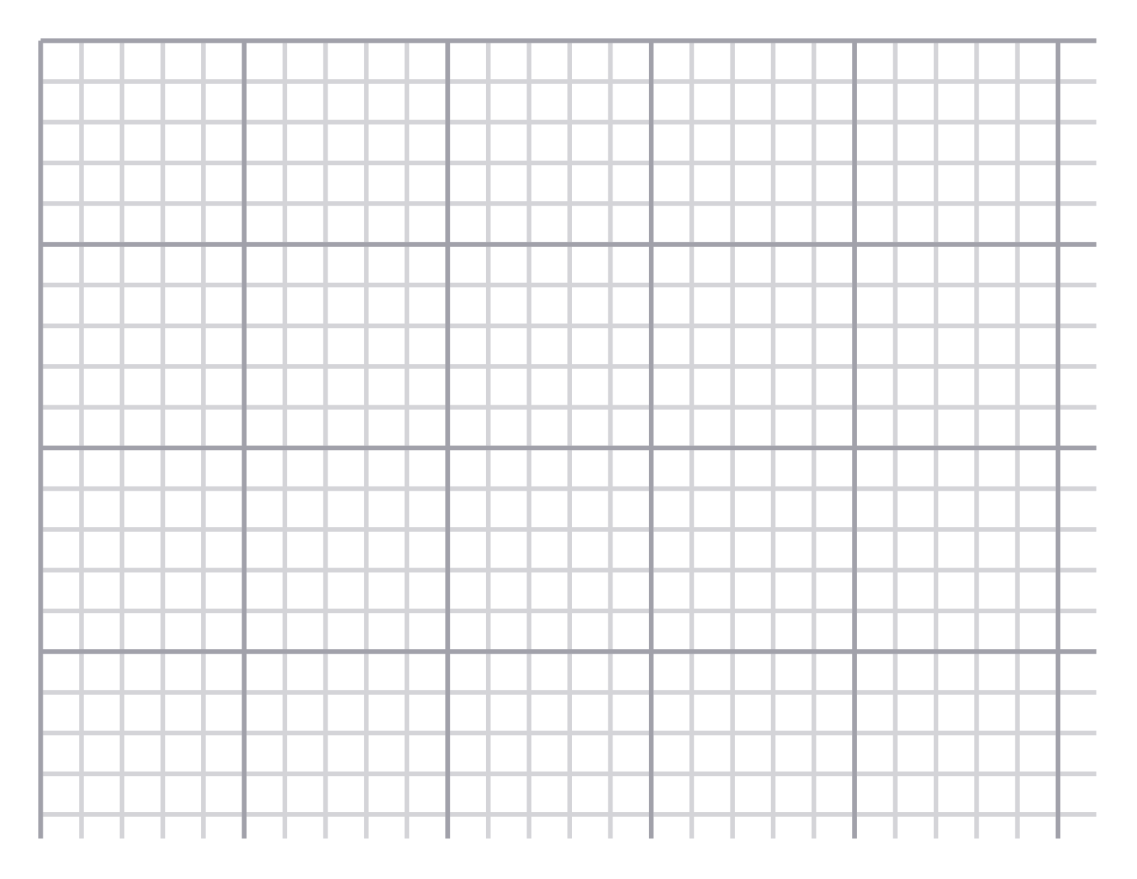 Graph Paper — 10 mm Letter (Landscape)