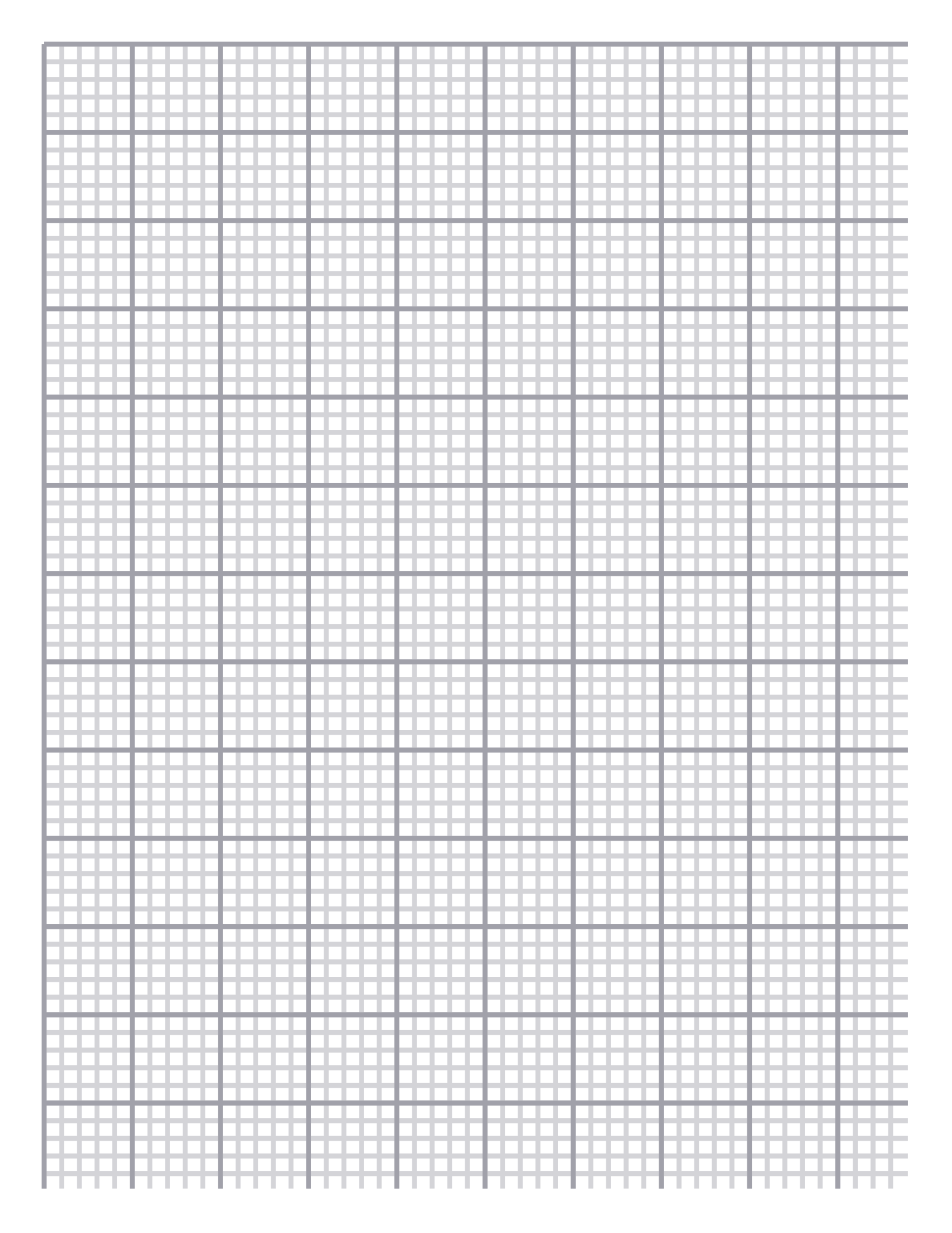 Graph Paper — 4 mm Letter (Portrait)