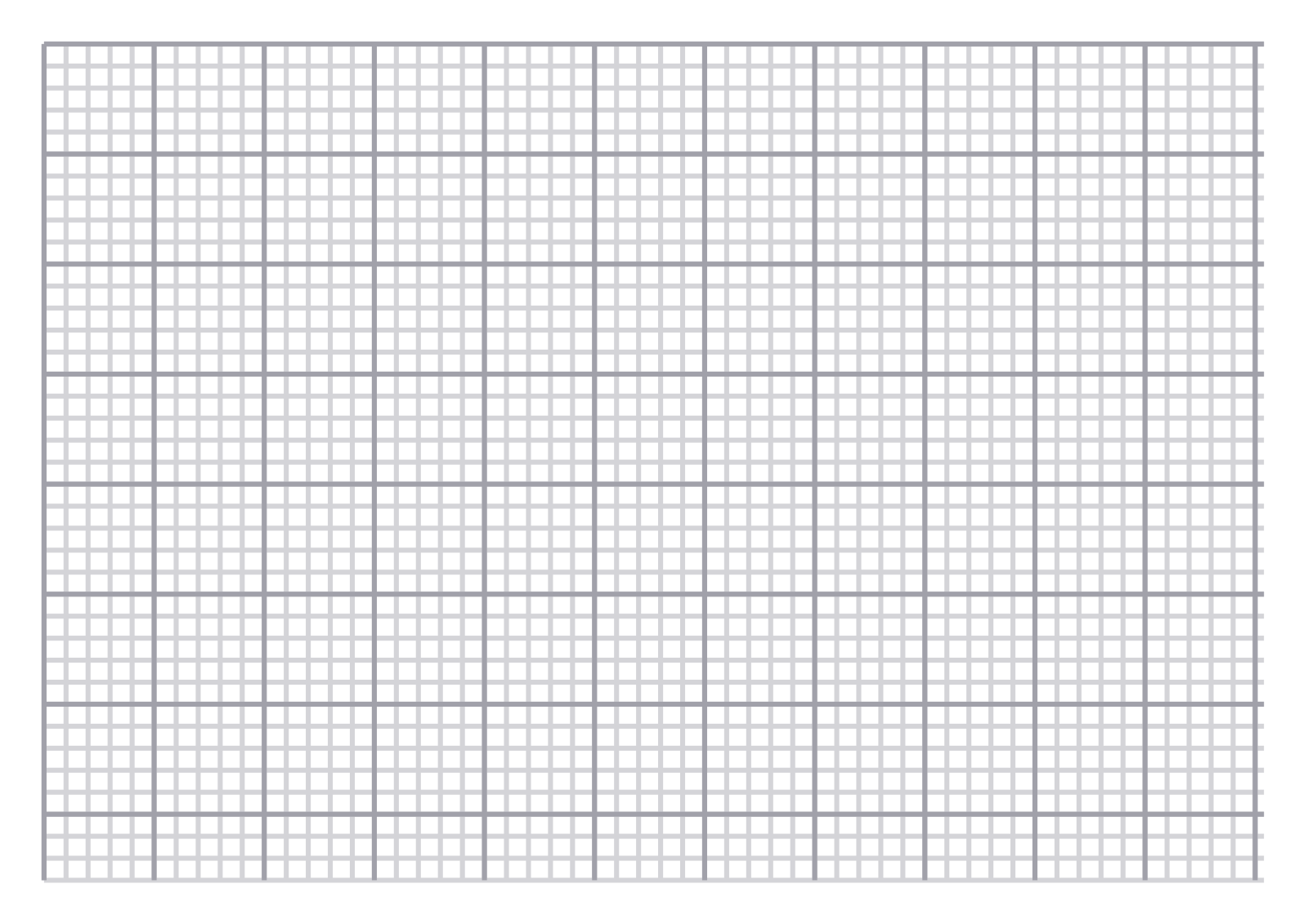 Graph Paper — 5 mm A4 (Landscape)
