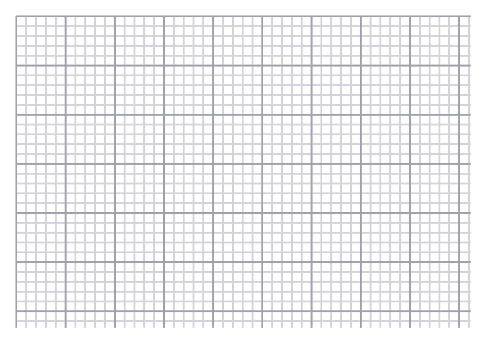 Graph Paper — 6 mm A4 (Landscape)