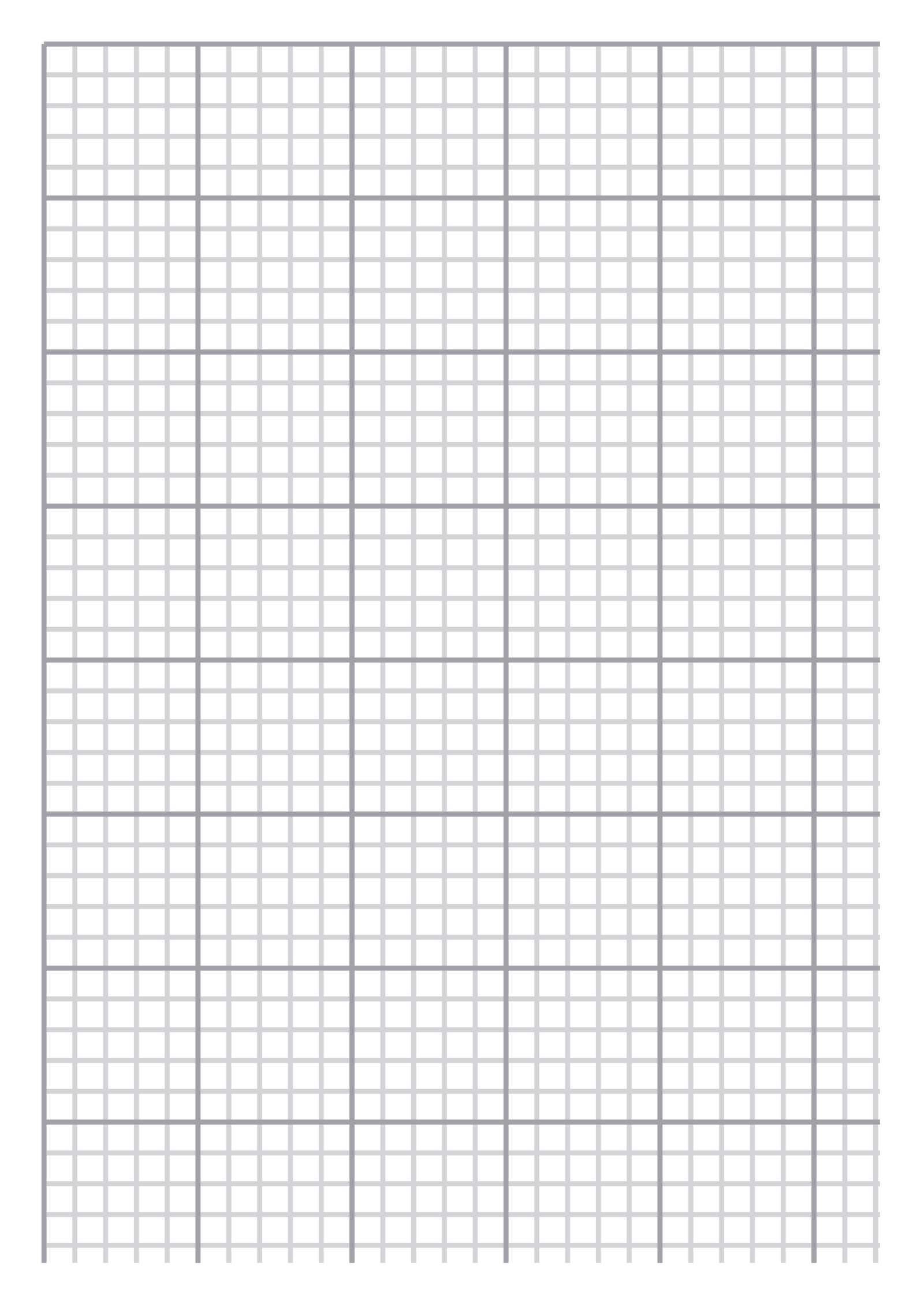 Graph Paper — 7 mm A4 (Portrait)