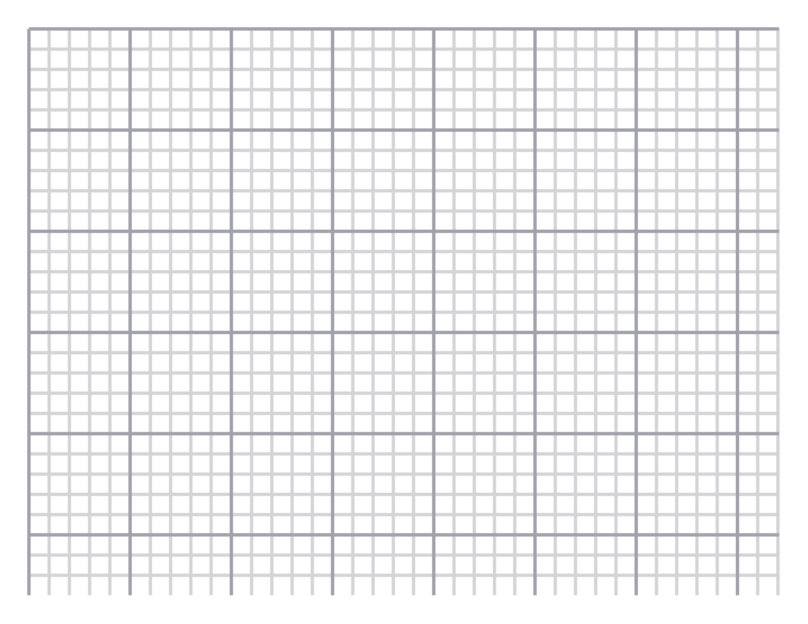 Graph Paper — 7 mm Letter (Landscape)