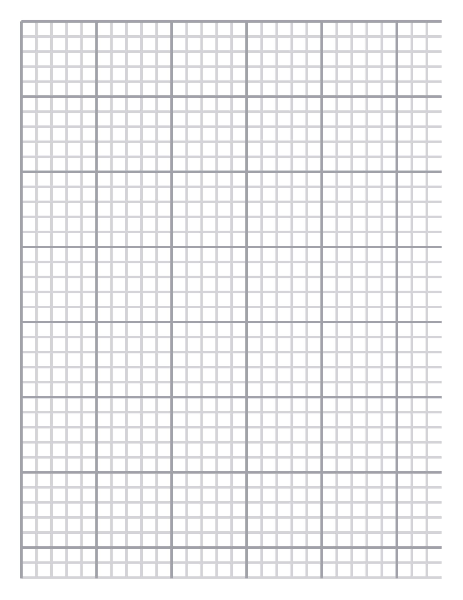 Graph Paper — 7 mm Letter (Portrait)