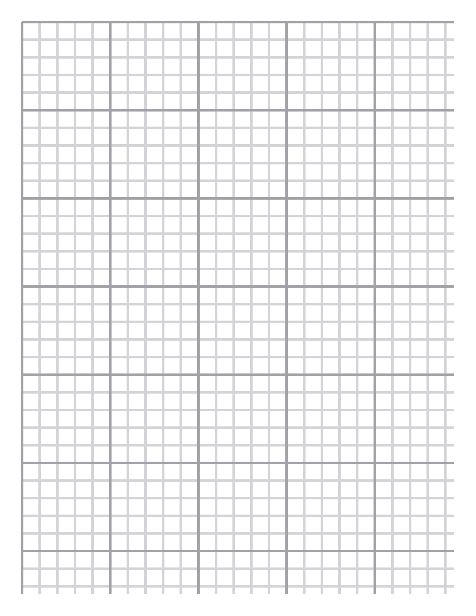 Graph Paper — 8 mm Letter (Portrait)