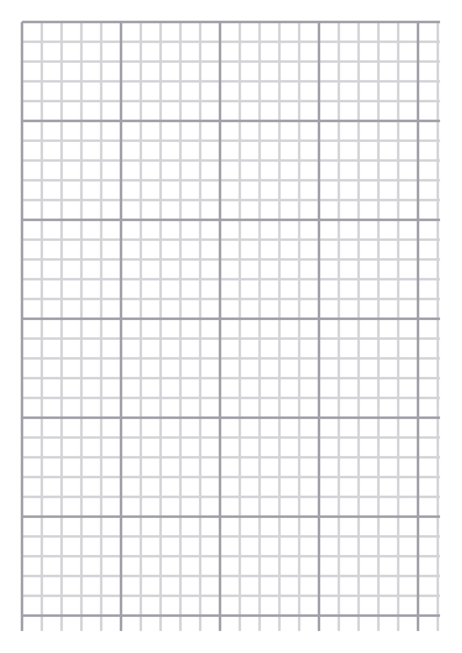 Graph Paper — 9 mm A4 (Portrait)