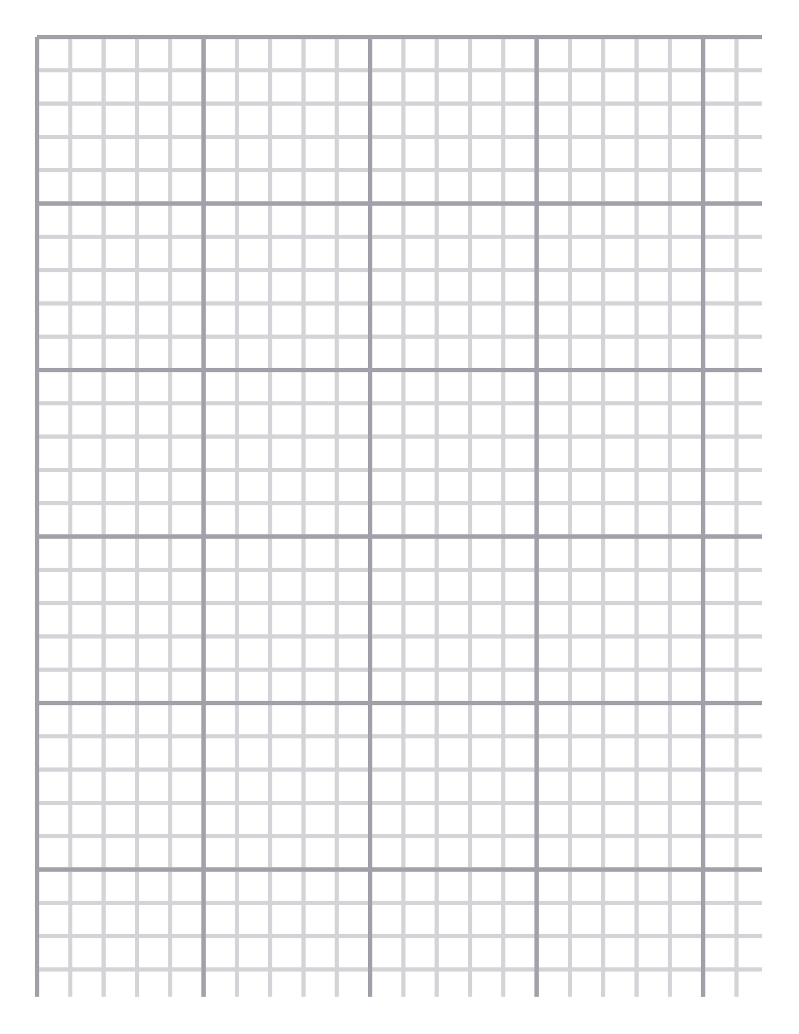 Graph Paper — 9 mm Letter (Portrait)