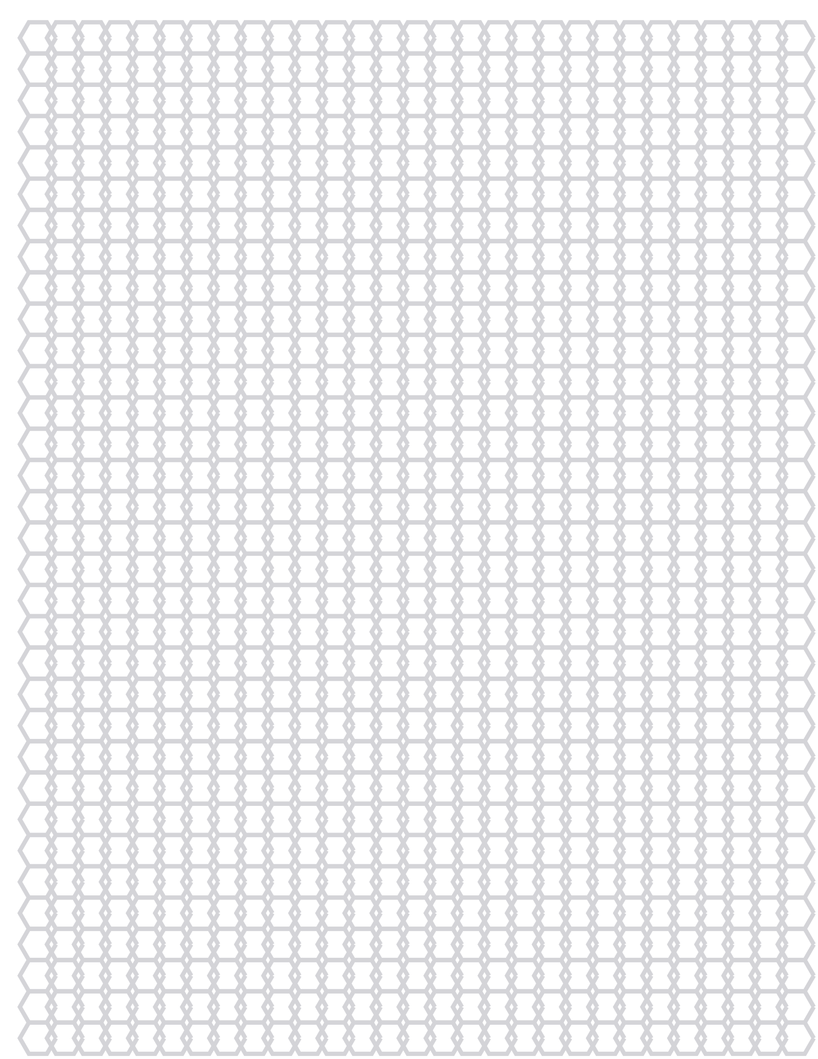 Hex Paper — 0.1875 in Letter (Portrait)