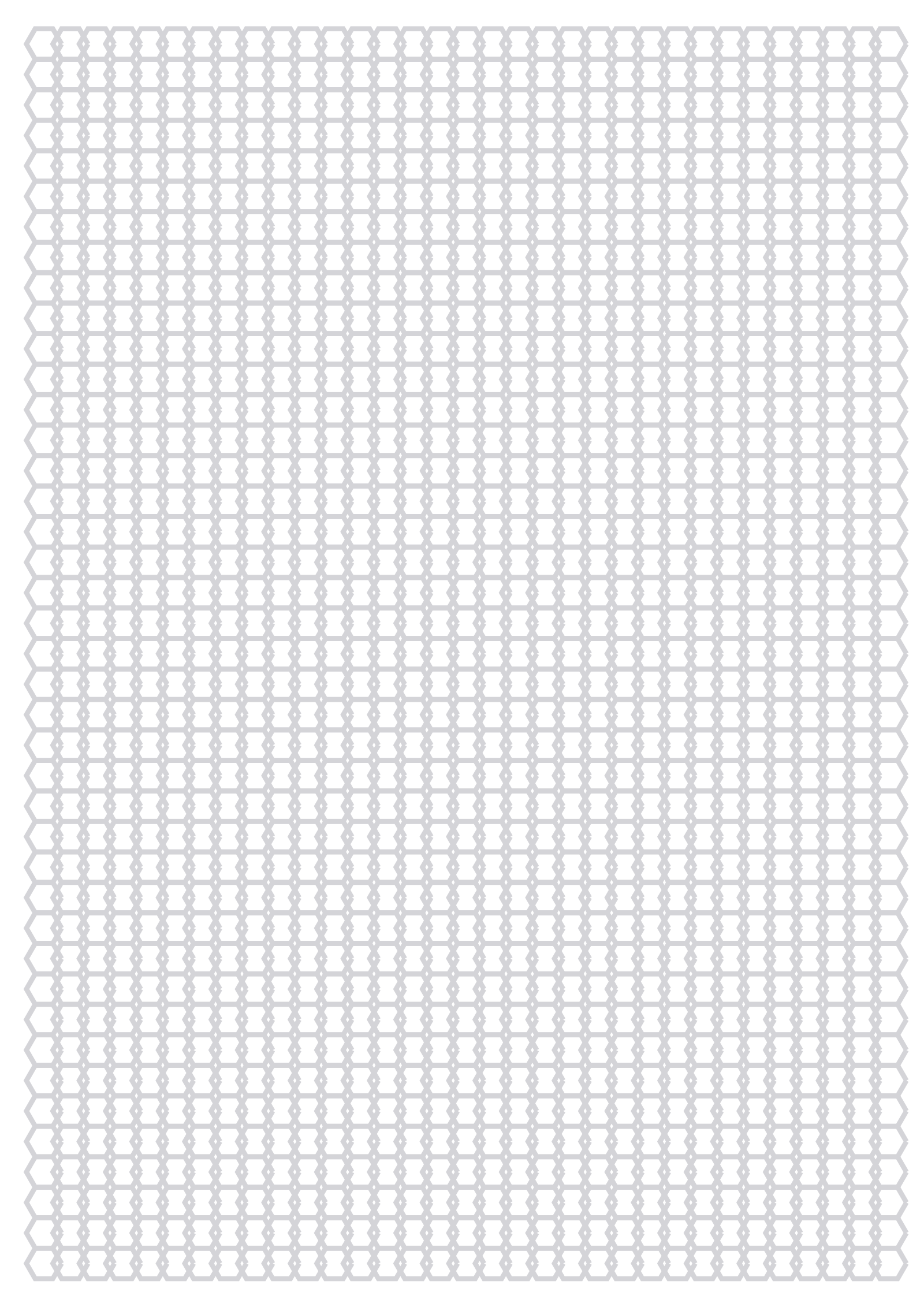 Hex Paper — 4 mm A4 (Portrait)