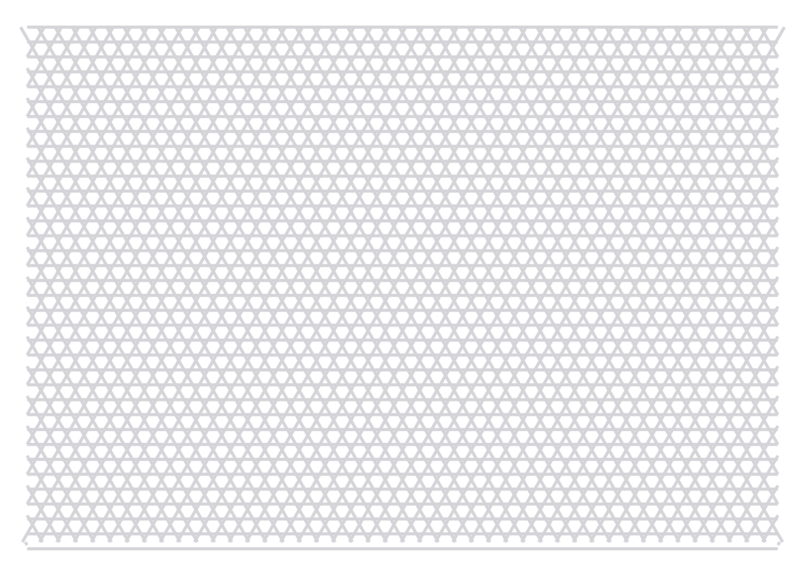 Isometric Paper — 0.25 in A4 (Landscape)