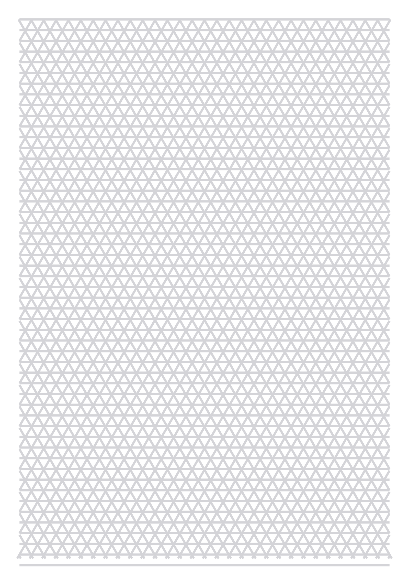 Isometric Paper — 0.25 in A4 (Portrait)