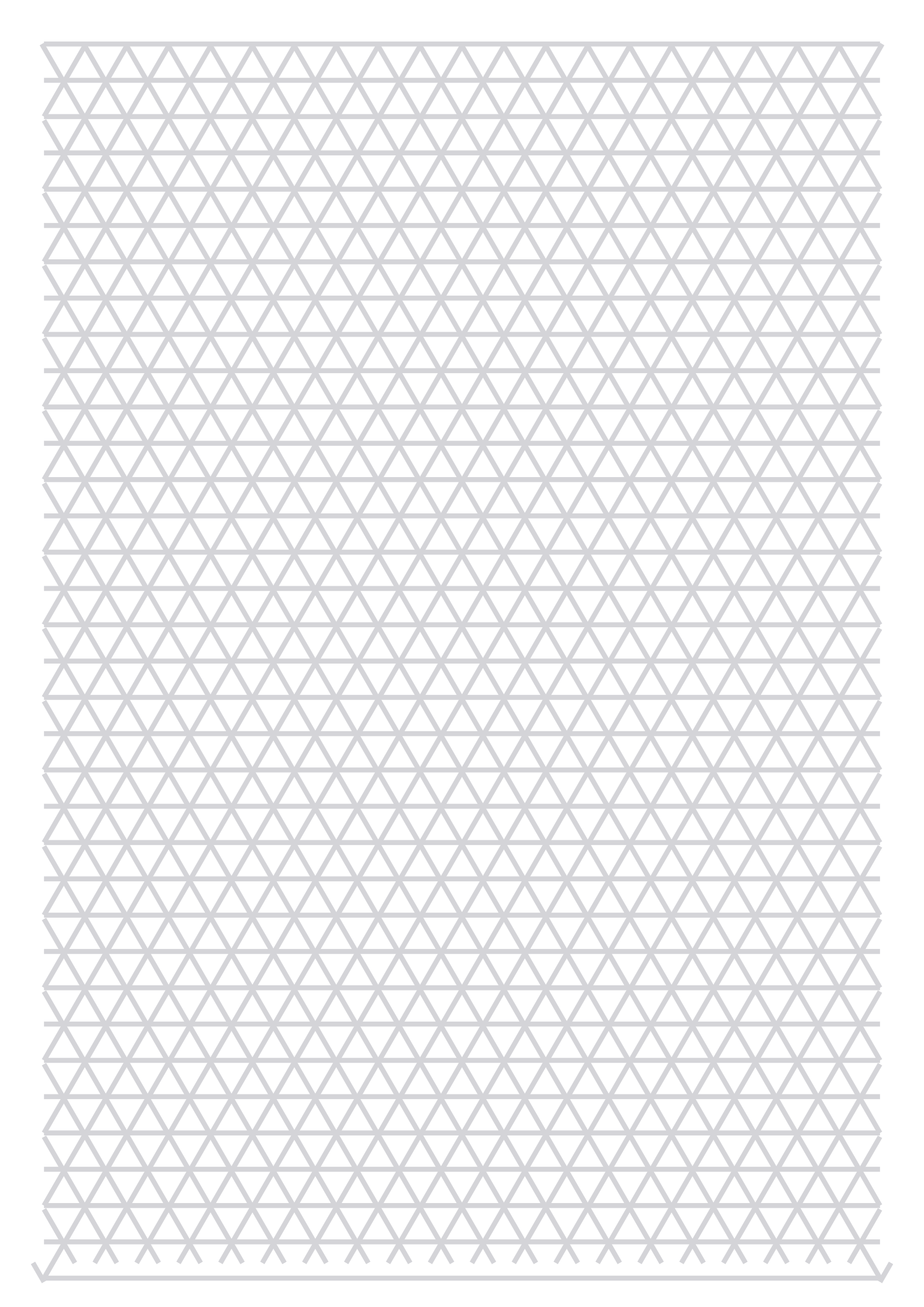 Isometric Paper — 0.375 in A4 (Portrait)