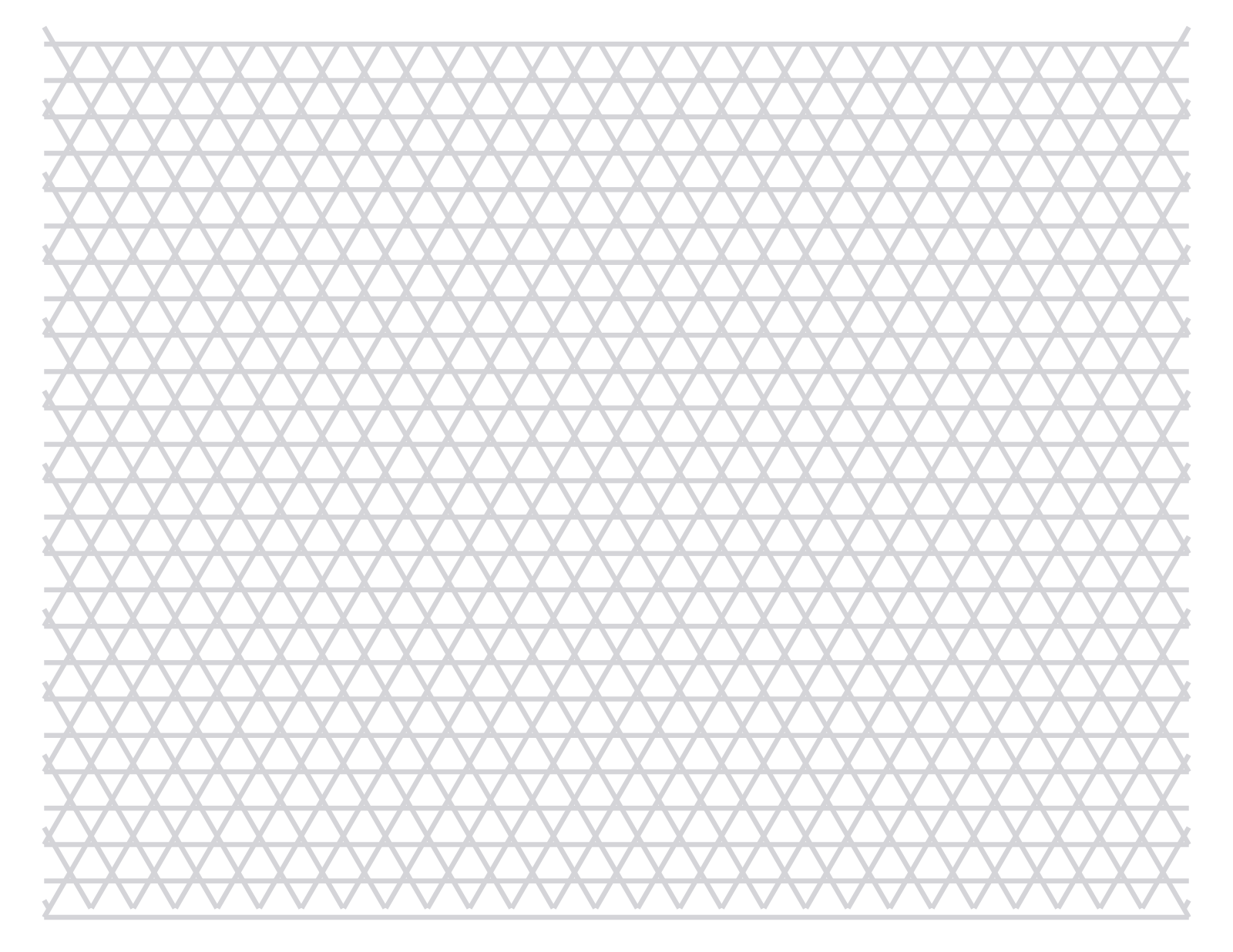 Isometric Paper — 0.375 in Letter (Landscape)