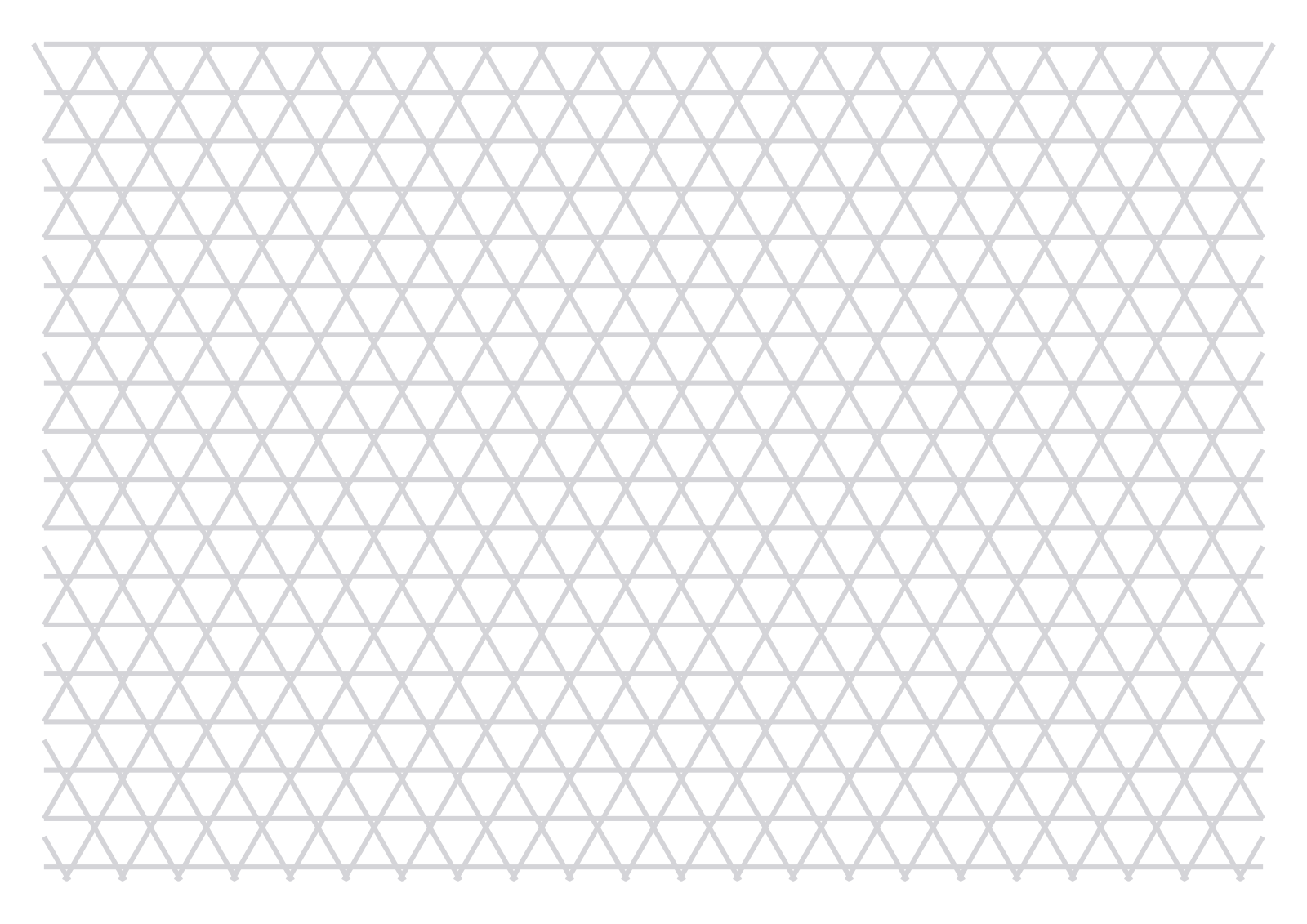 Isometric Paper — 0.5 in A4 (Landscape)
