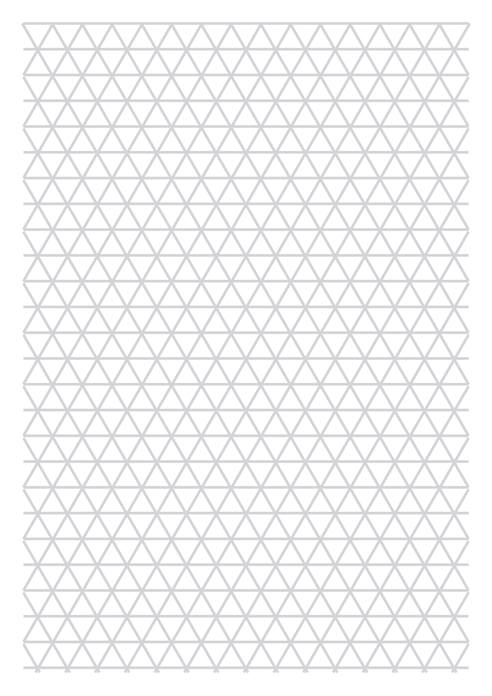 Isometric Paper — 0.5 in A4 (Portrait)