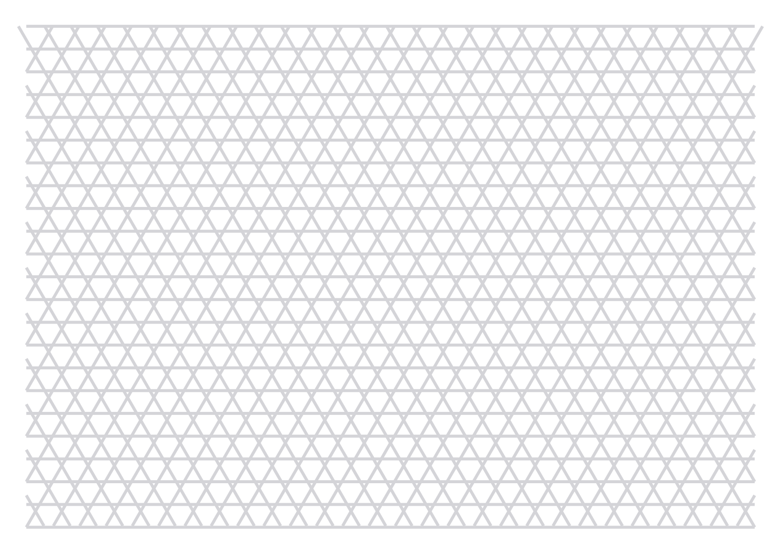 Isometric Paper — 10 mm A4 (Landscape)