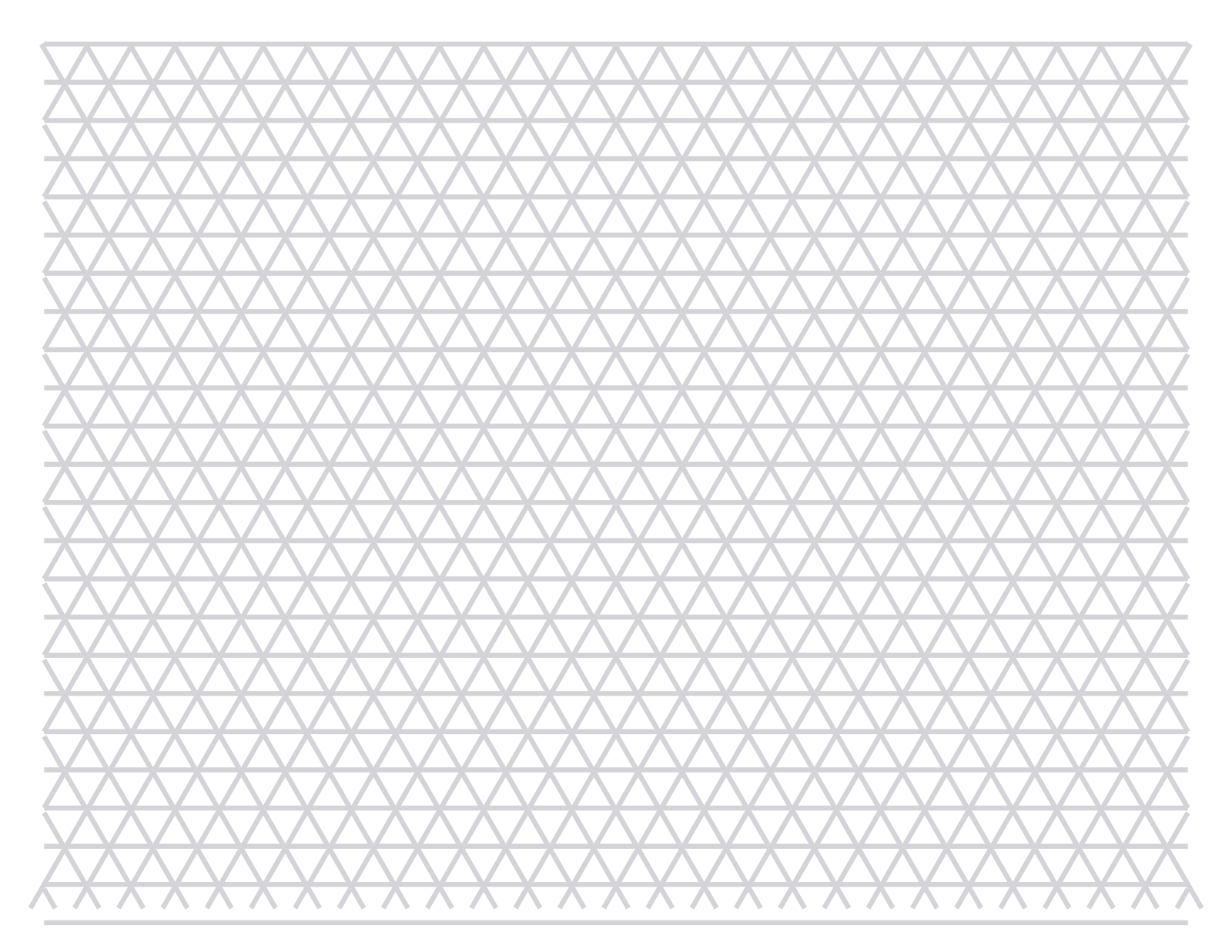 Isometric Paper — 10 mm Letter (Landscape)