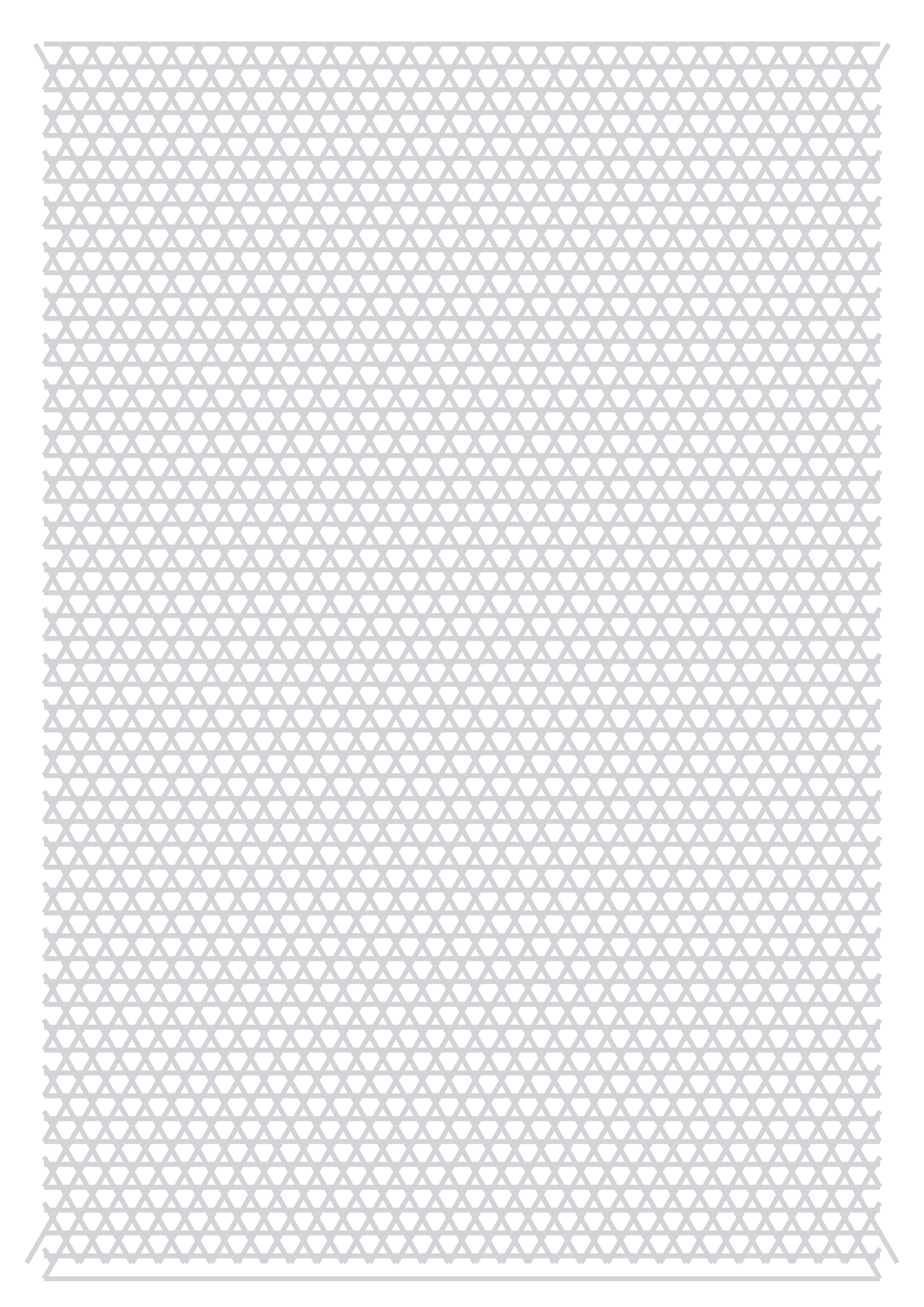 Isometric Paper — 6 mm A4 (Portrait)