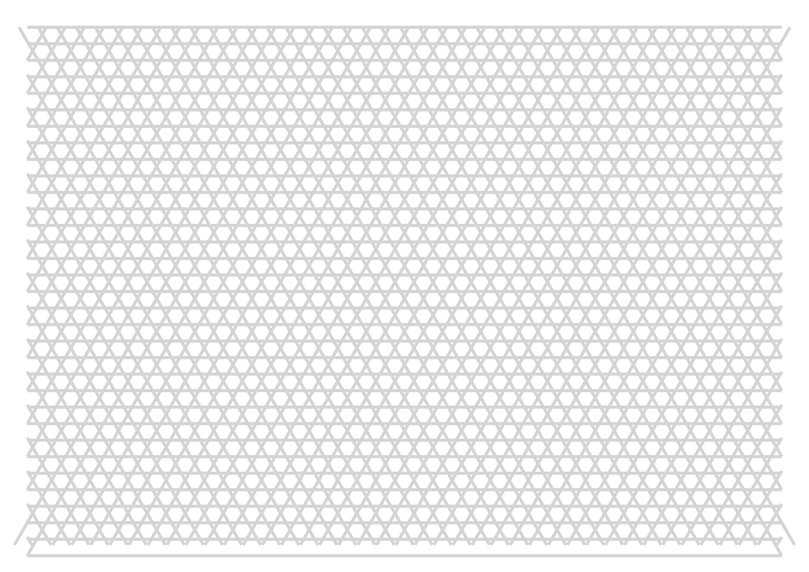 Isometric Paper — 7 mm A4 (Landscape)