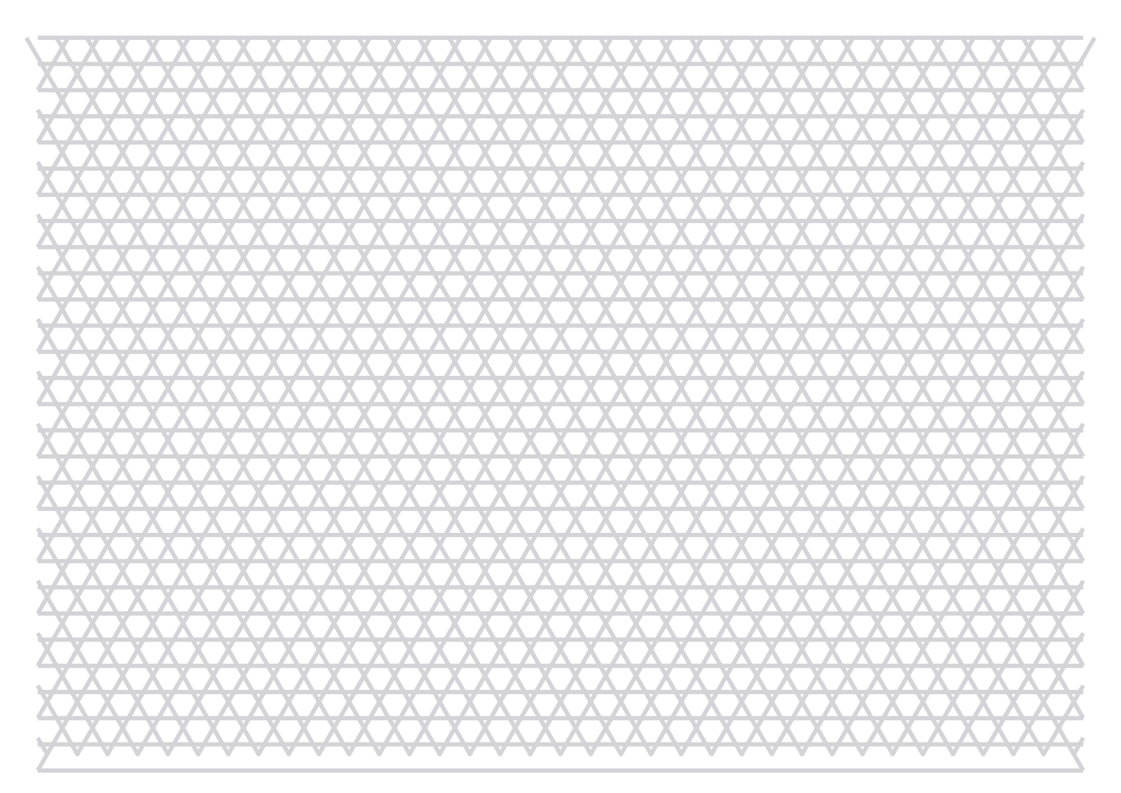 Isometric Paper — 8 mm A4 (Landscape)