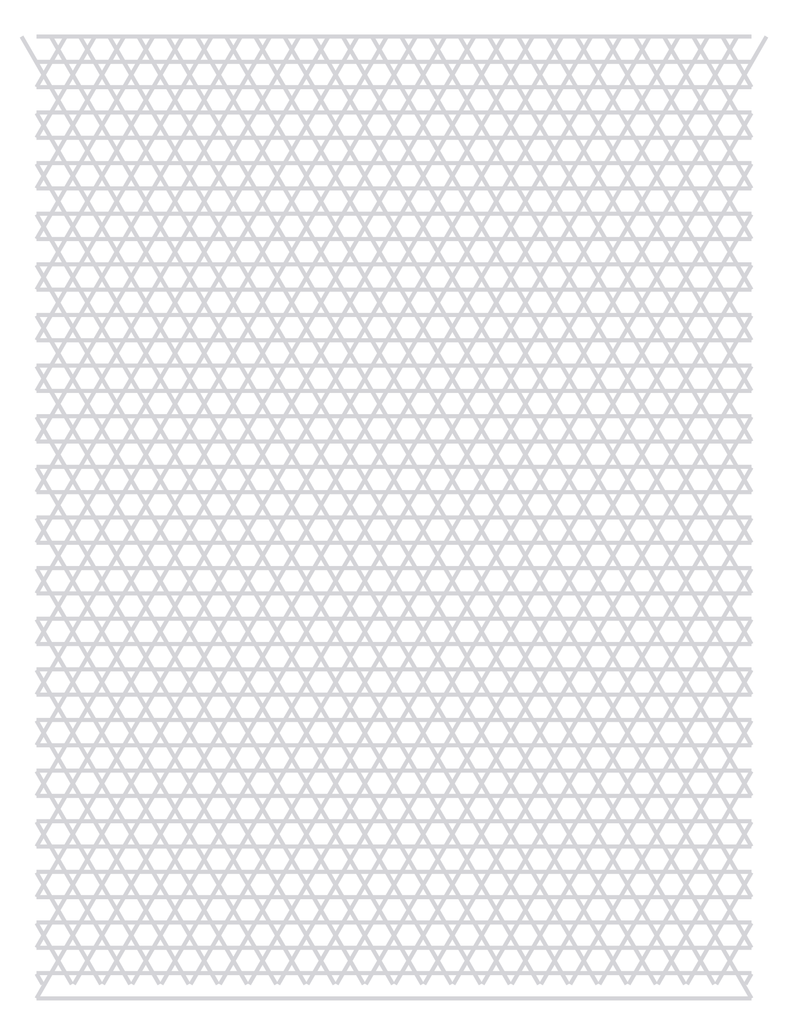 Isometric Paper — 8 mm Letter (Portrait)