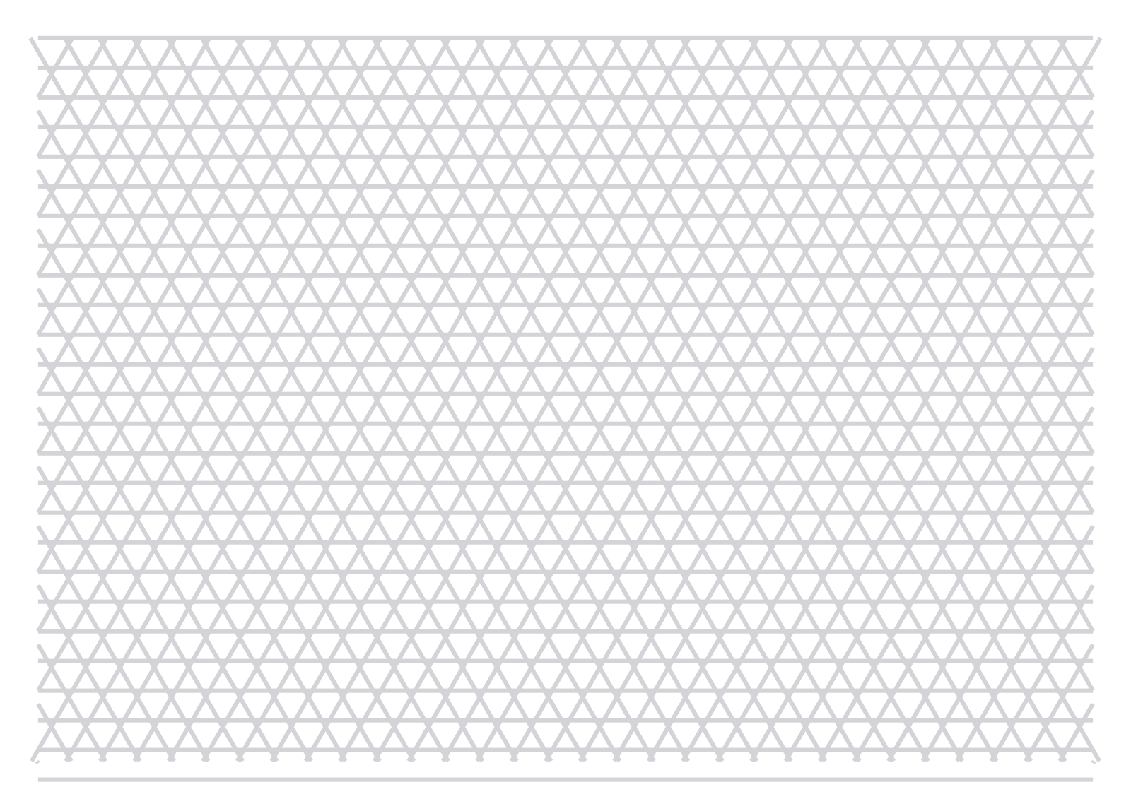 Isometric Paper — 9 mm A4 (Landscape)