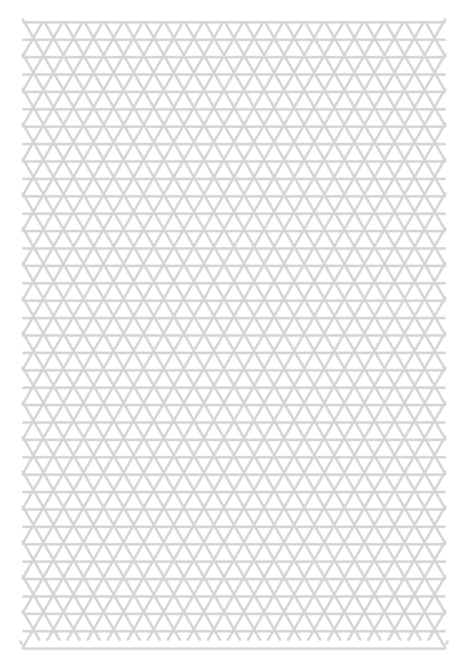 Isometric Paper — 9 mm A4 (Portrait)