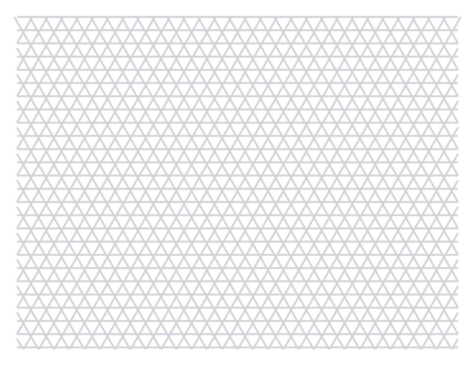 Isometric Paper — 9 mm Letter (Landscape)
