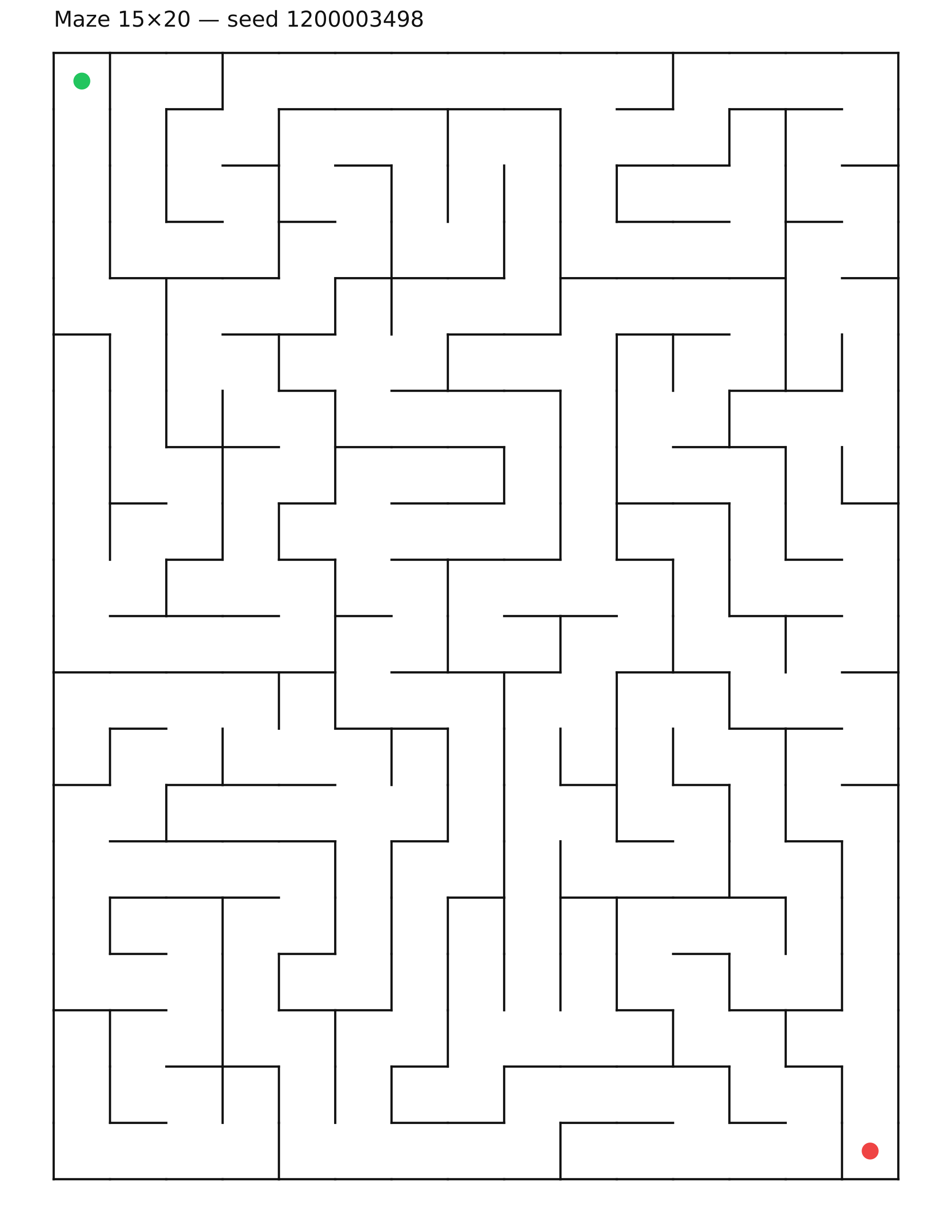 Maze 15×20 #19
