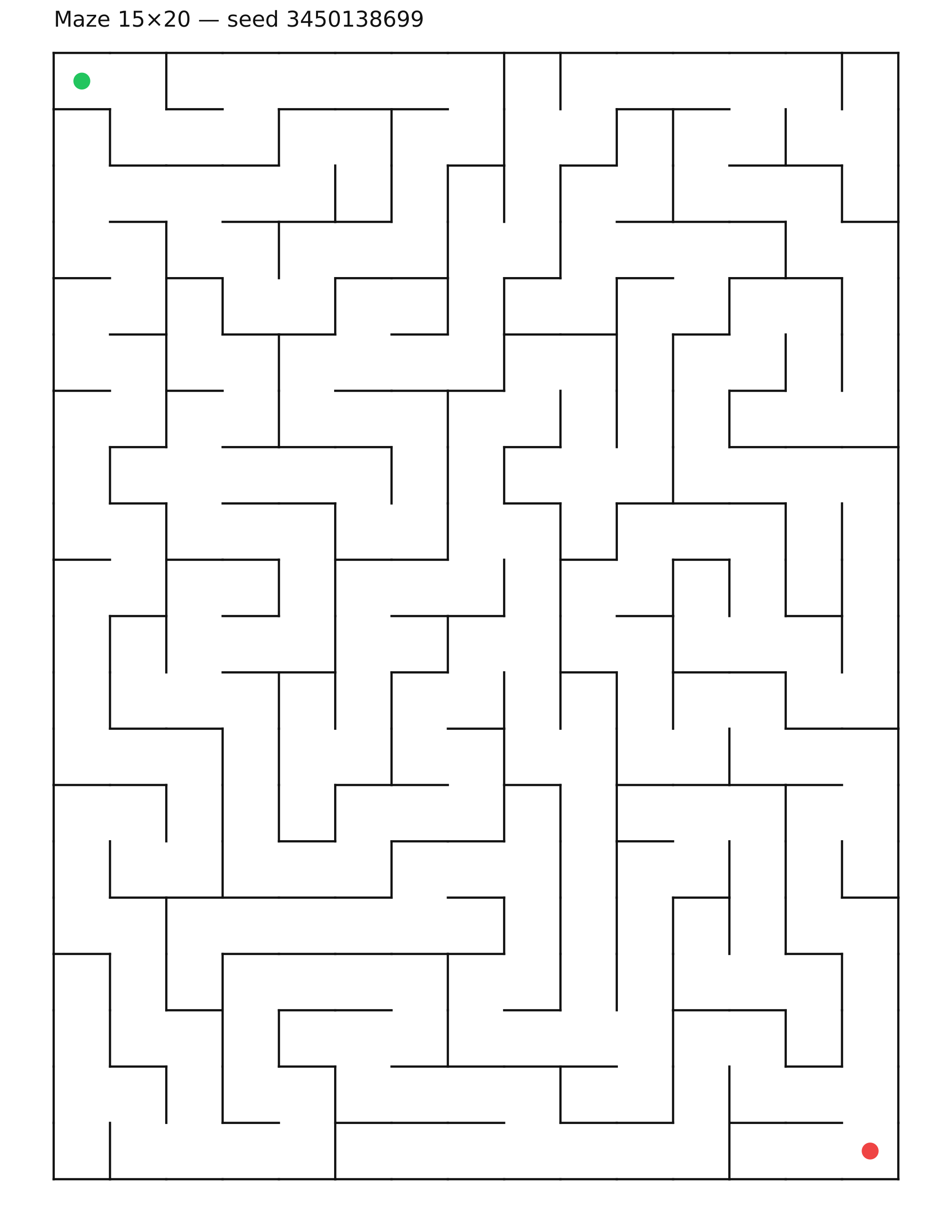 Maze 15×20 #36