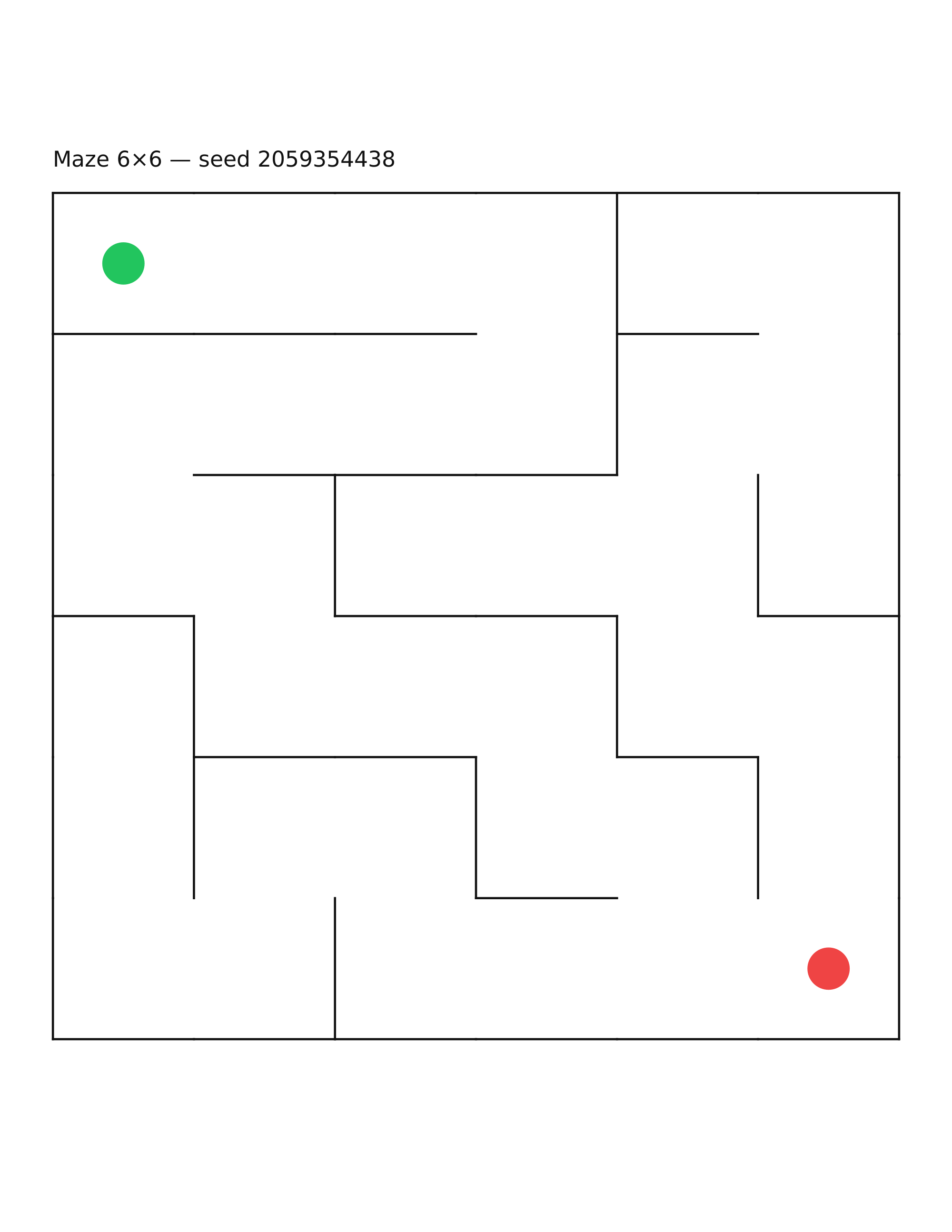 Maze 6×6 #19