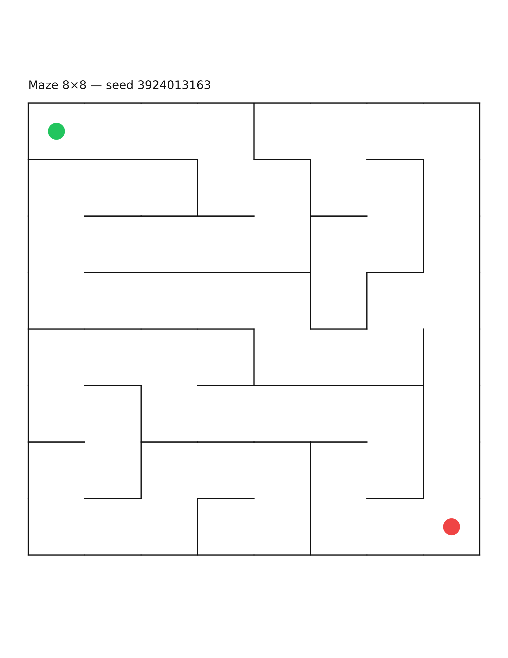 Maze 8×8 #14